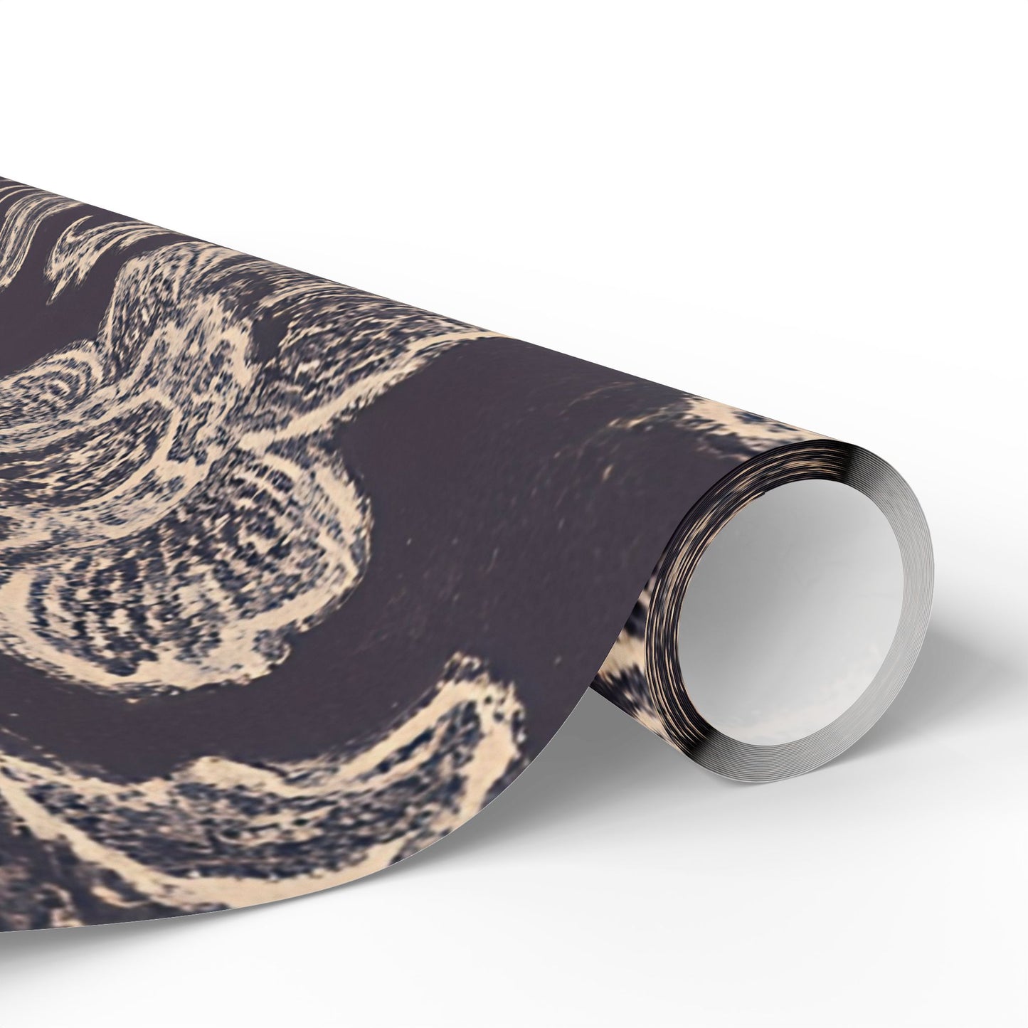 Elegant Floral Damask Wrapping Paper – Luxe Vintage-Inspired Gift Wrap in Glossy or Matte