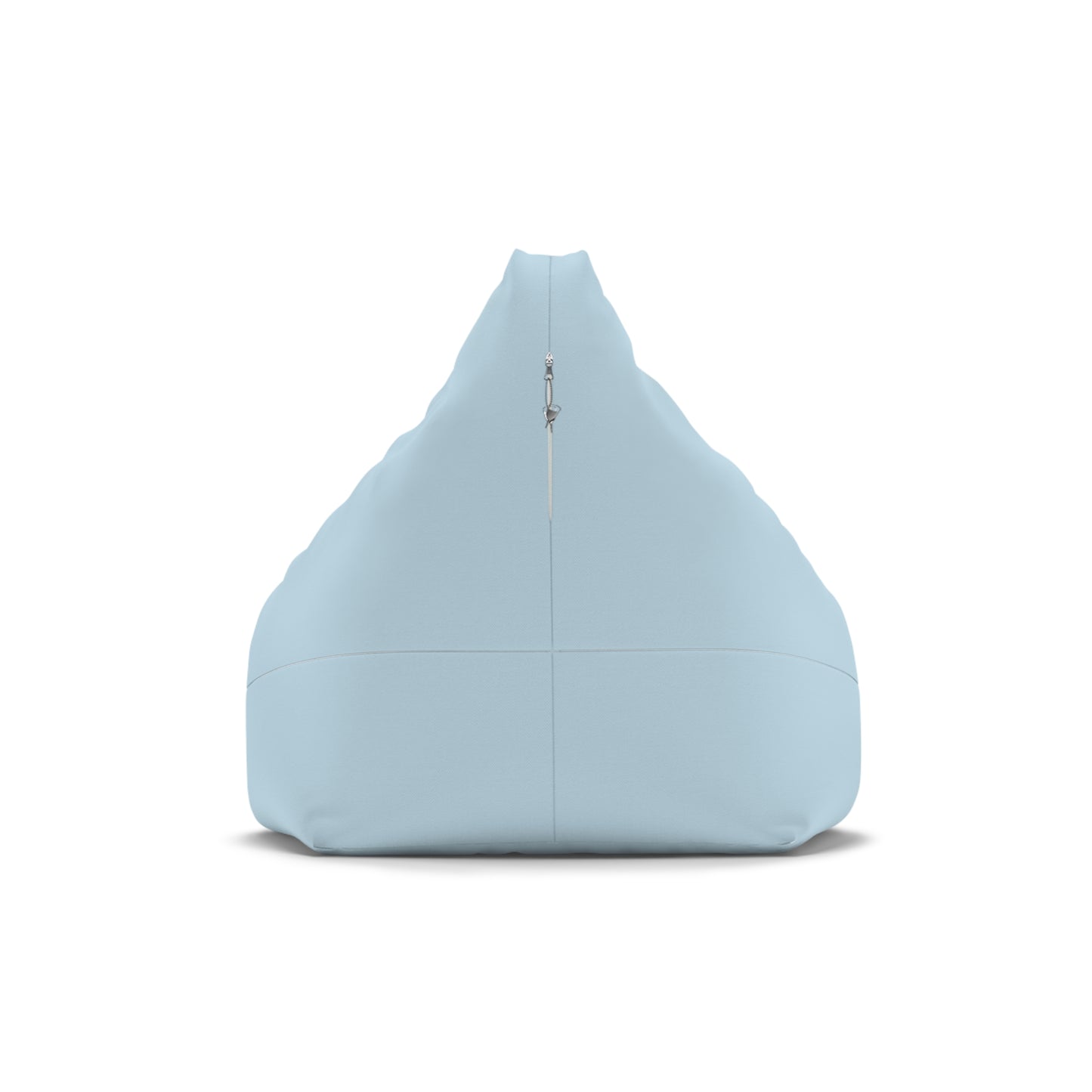 Personalized "Indigo" Bean Bag Chair Cover – Soft Powder Blue Indoor Lounge Cover