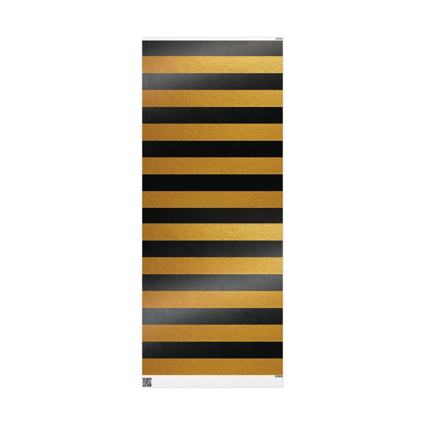 Chic Black & Gold Striped Wrapping Paper – Bold Luxury Gift Wrap