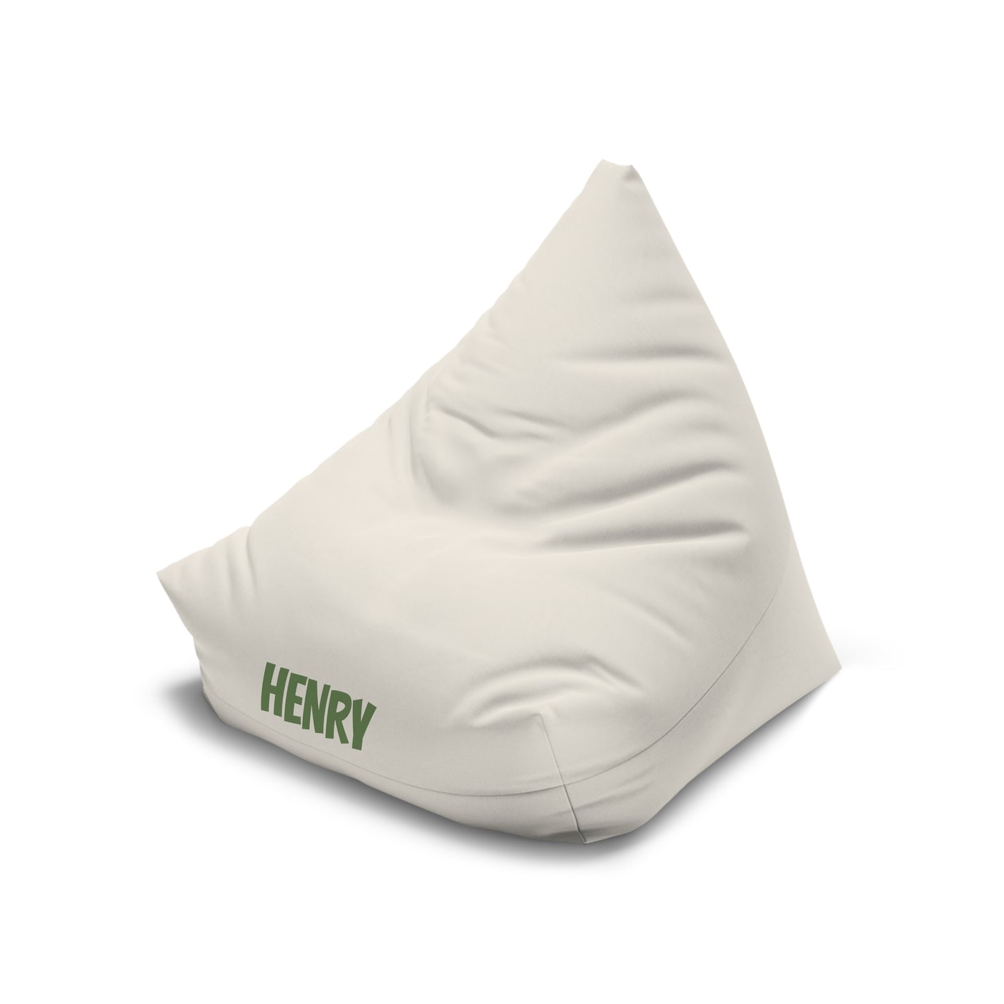 Personalized Bean Bag Cover — Custom Name (e.g., HENRY)