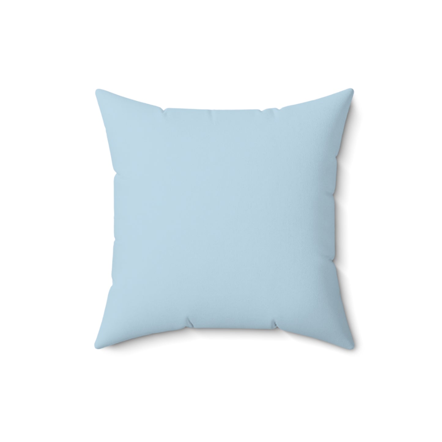 Unicorn Pattern Polyester Pillow — Pastel Rainbows & Floral Square Cushion