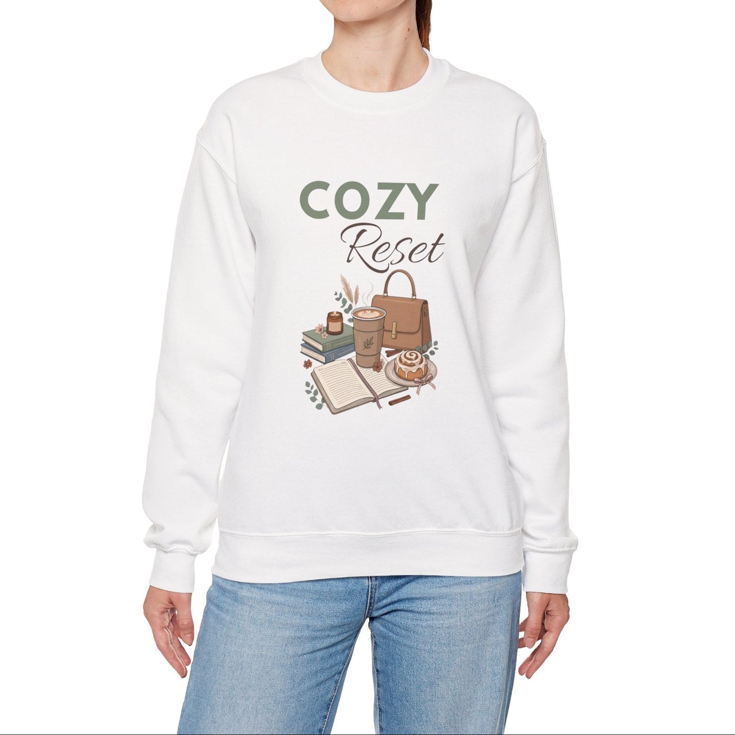 Cozy Reset Sweatshirt — Relaxing Self-Care Crewneck