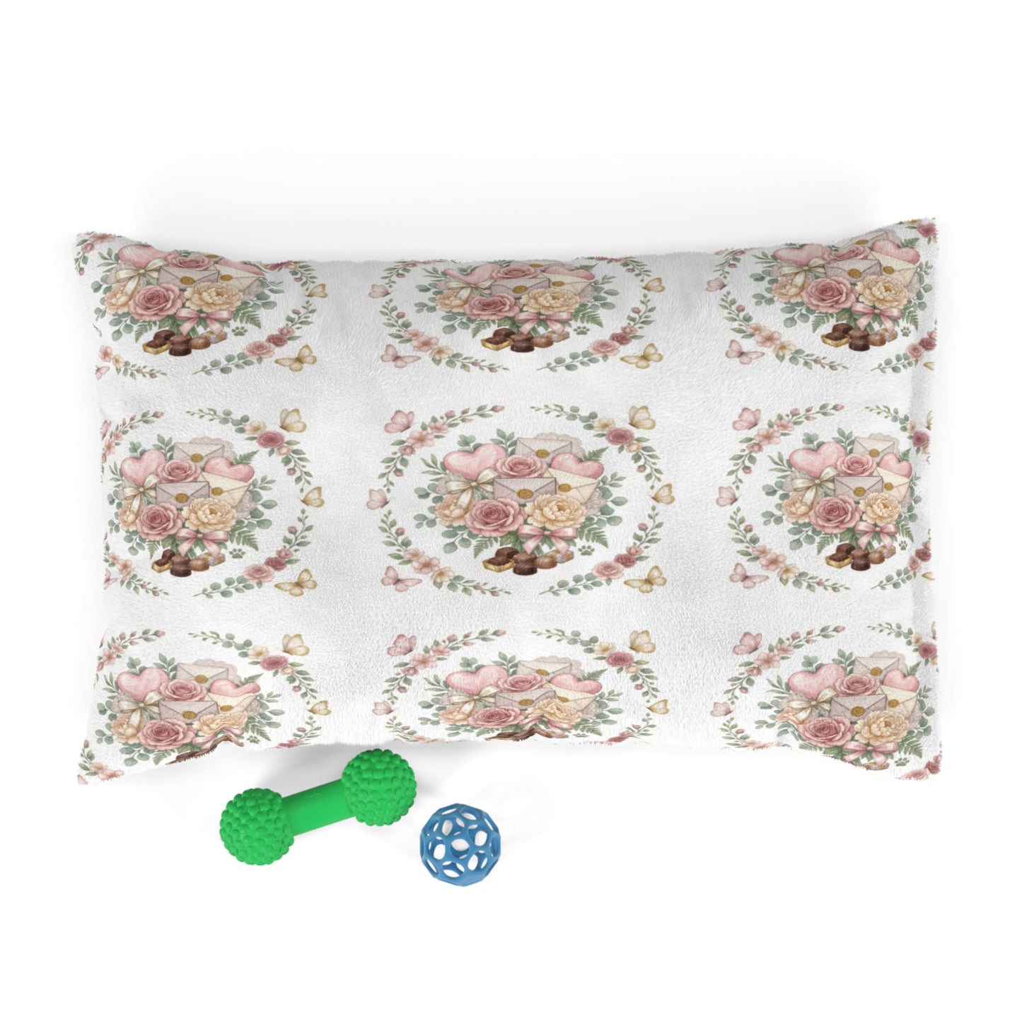 Floral Rose Pet Bed