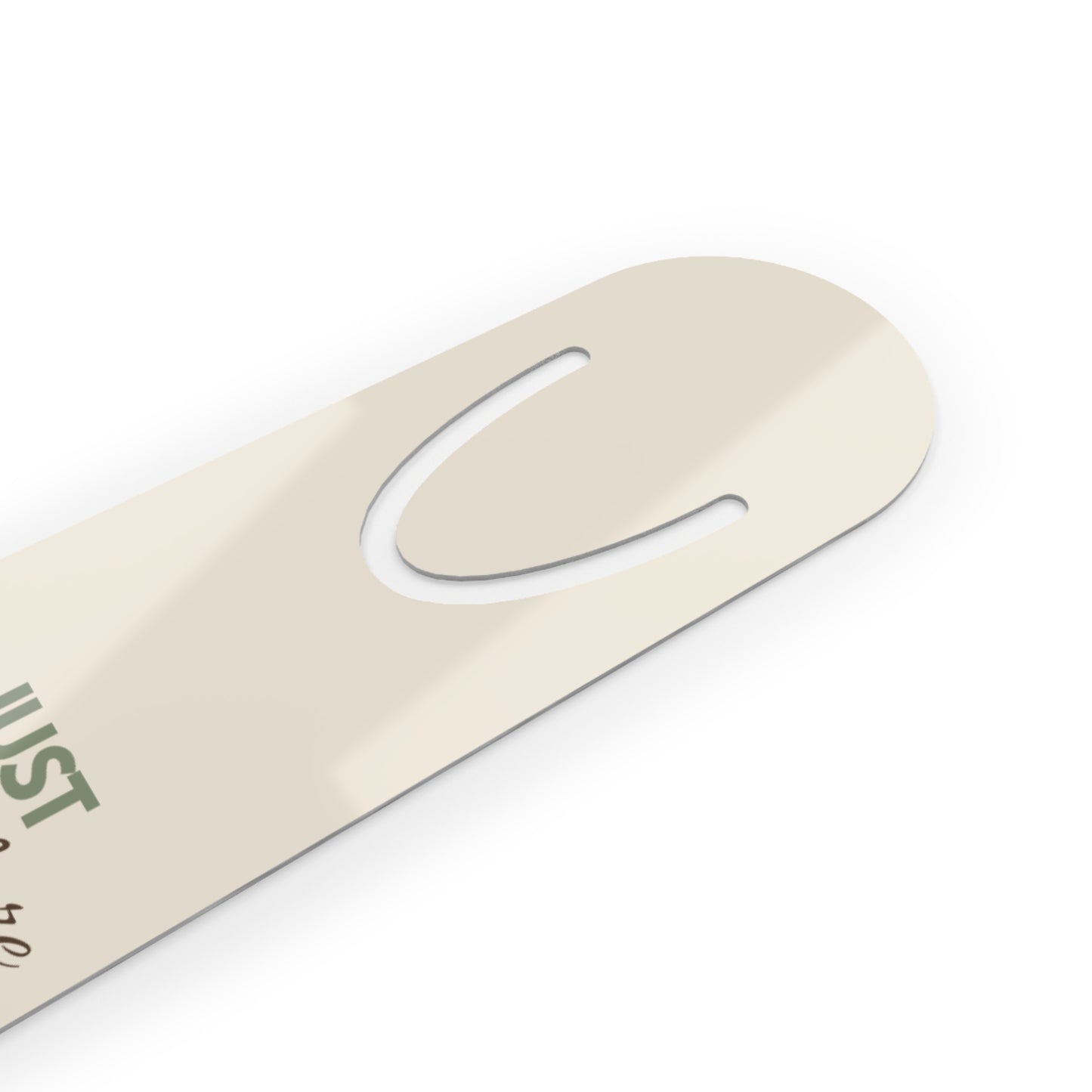 Just One More Chapter Bookmark — Vintage Reading Metal Bookmark