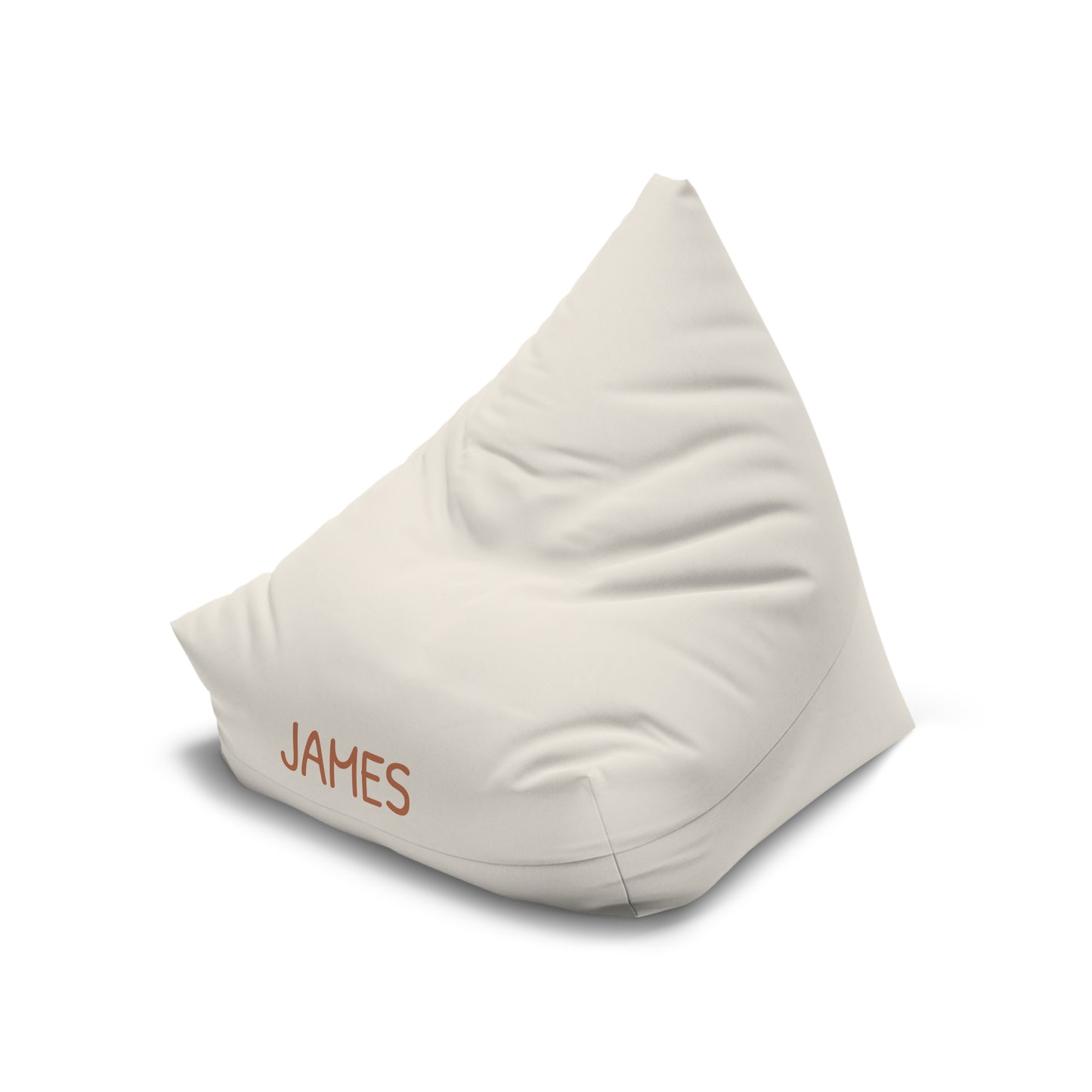 Personalized Bean Bag Chair Cover — Custom Name (e.g., JAMES)
