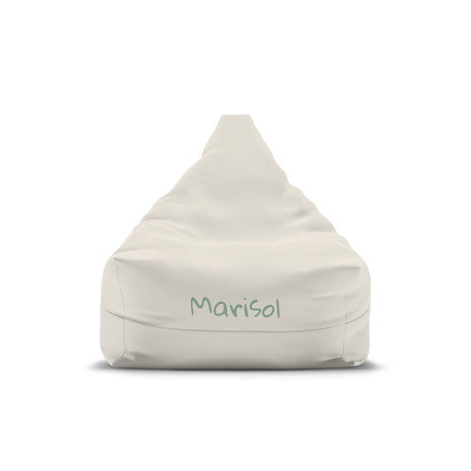 Personalized Bean Bag Cover — Custom Name Cozy Lounge Chair Cover