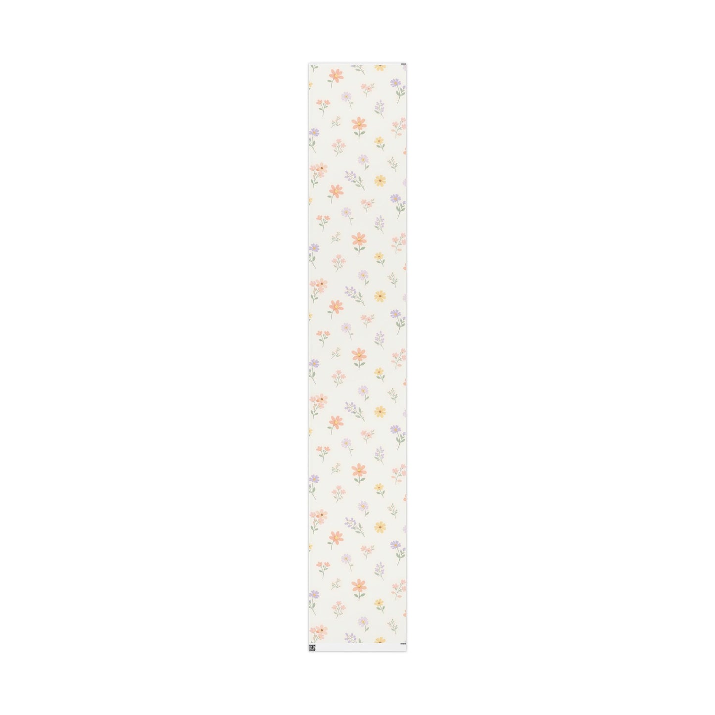 Floral Autumn Leaves Wrapping Paper Roll — Delicate Fall Gift Wrap