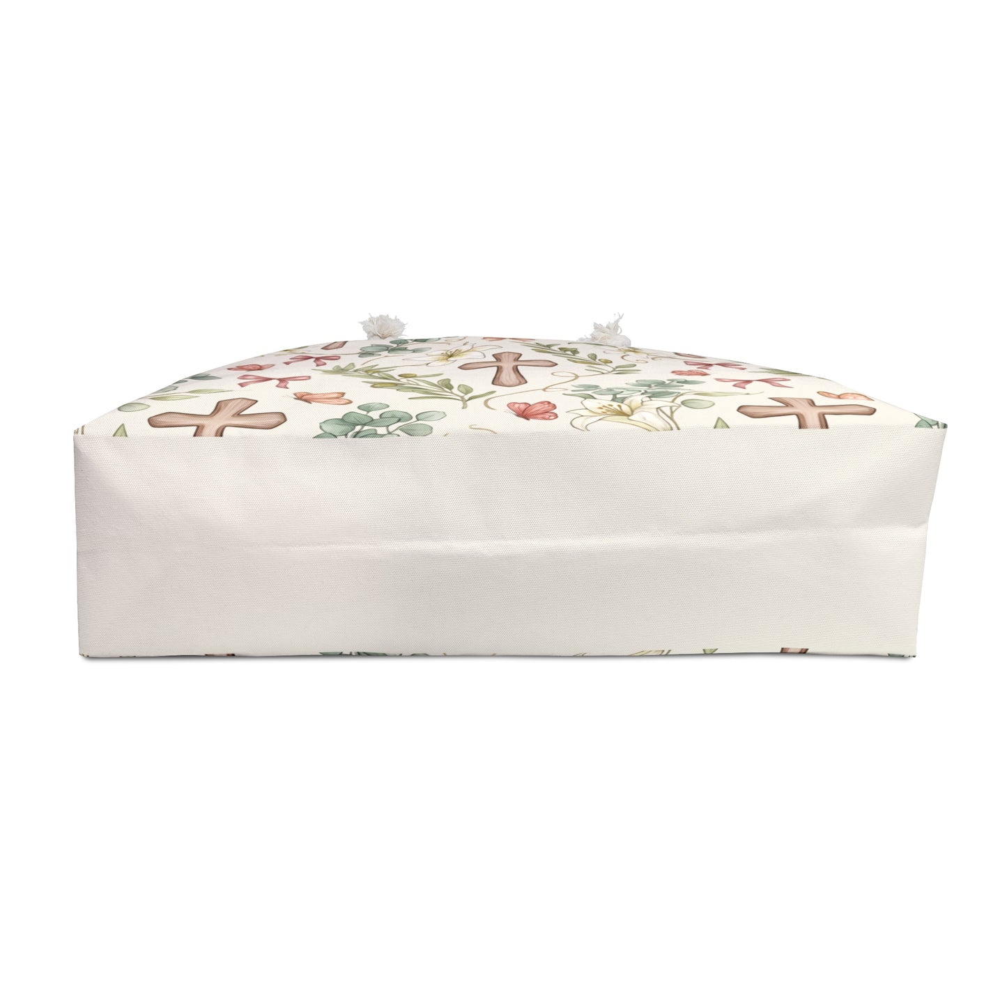 Floral Cross Weekender Bag – Christian Inspirational Travel Tote