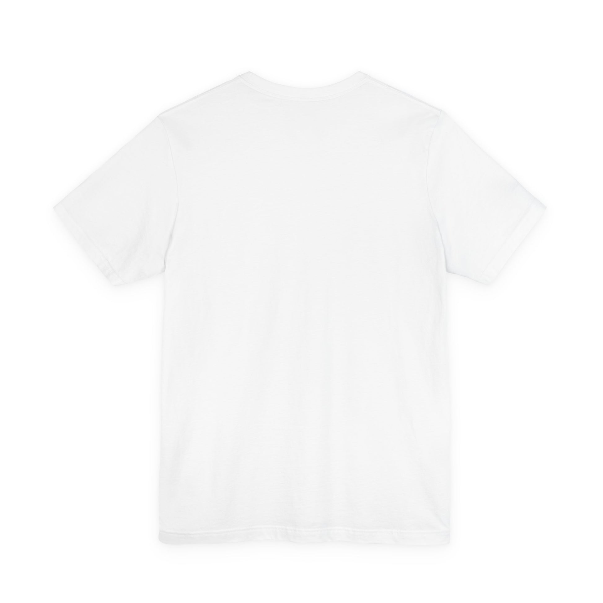 The back of a white t-shirt.
