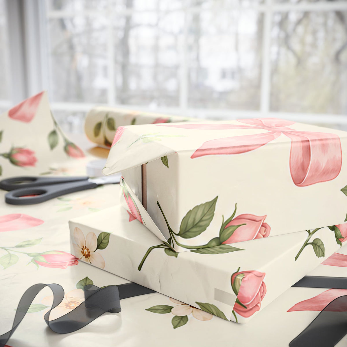 Vintage Floral Wrapping Paper