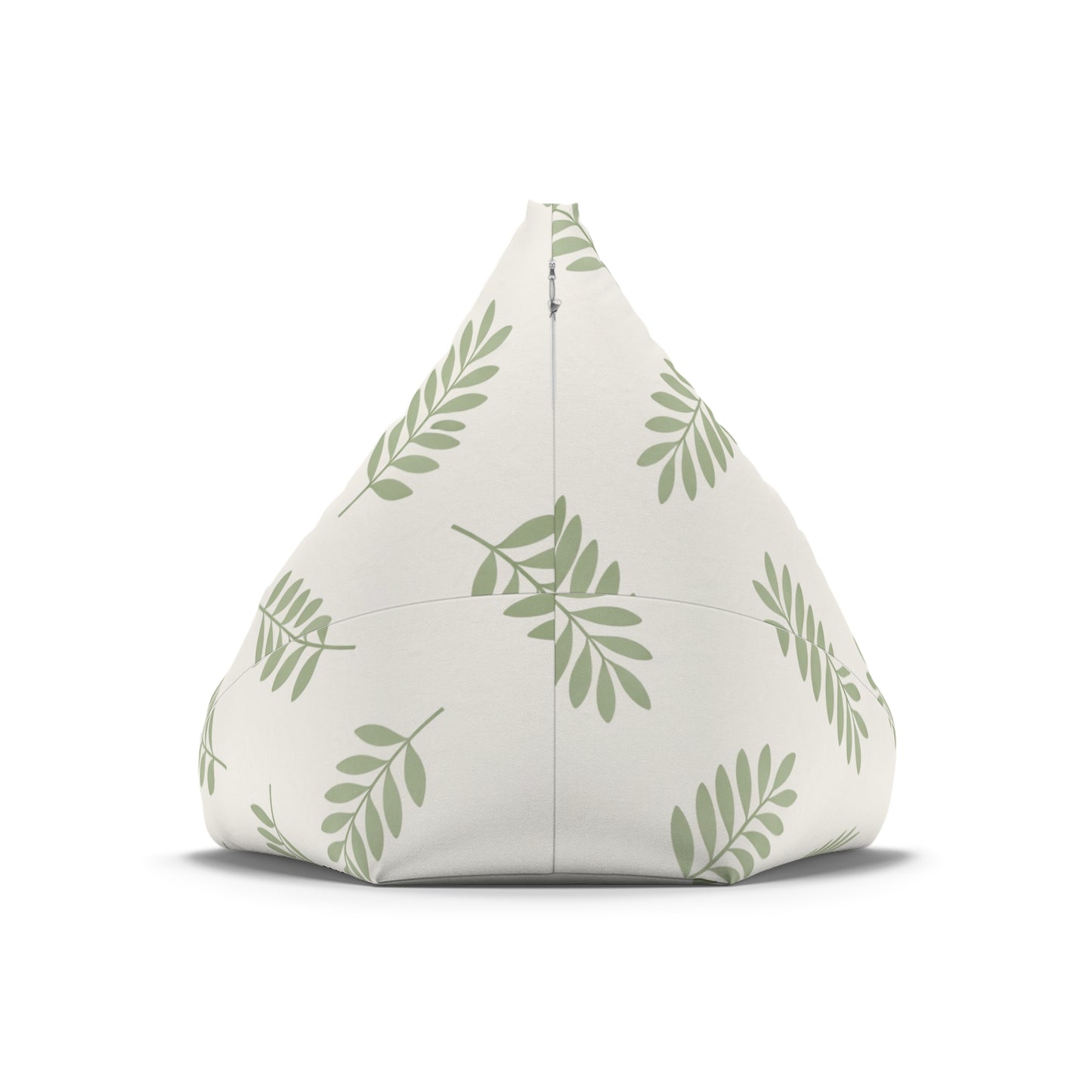 Leaf Pattern Bean Bag Cover — Green Botanical Nursery Decor