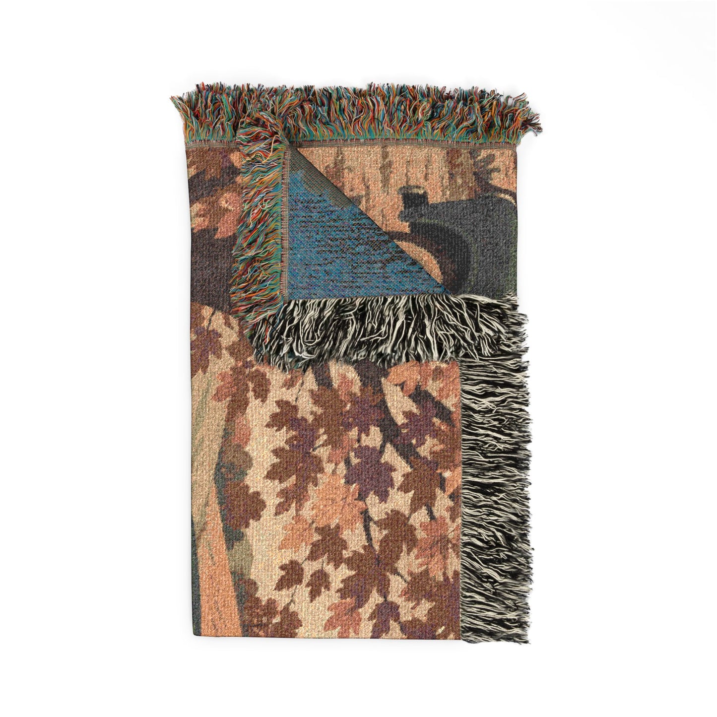 Vintage Farm Truck Woven Blanket – Autumn Sunflower Throw