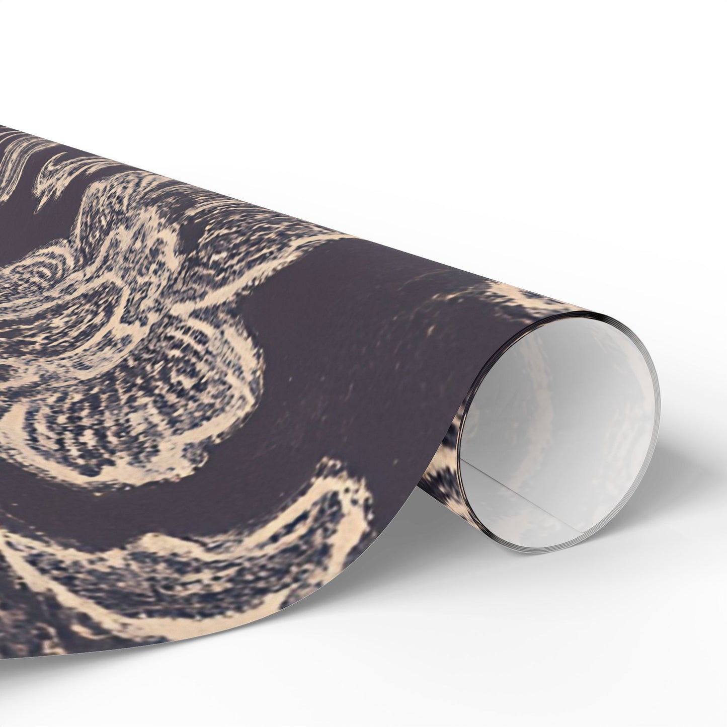 Elegant Floral Damask Wrapping Paper – Luxe Vintage-Inspired Gift Wrap in Glossy or Matte