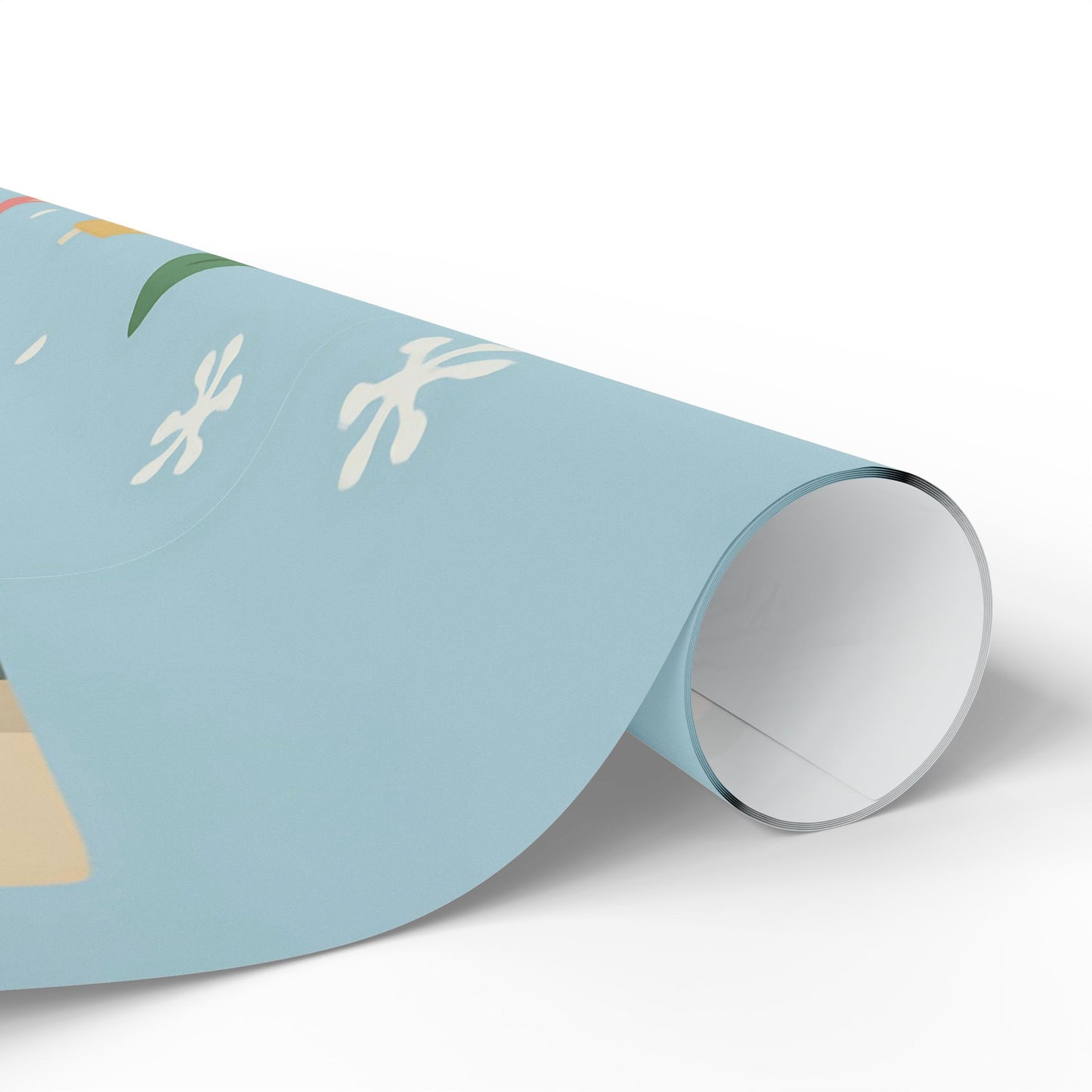 Whimsical Winter Village Wrapping Paper – Snowmen, Trees & Cozy Houses