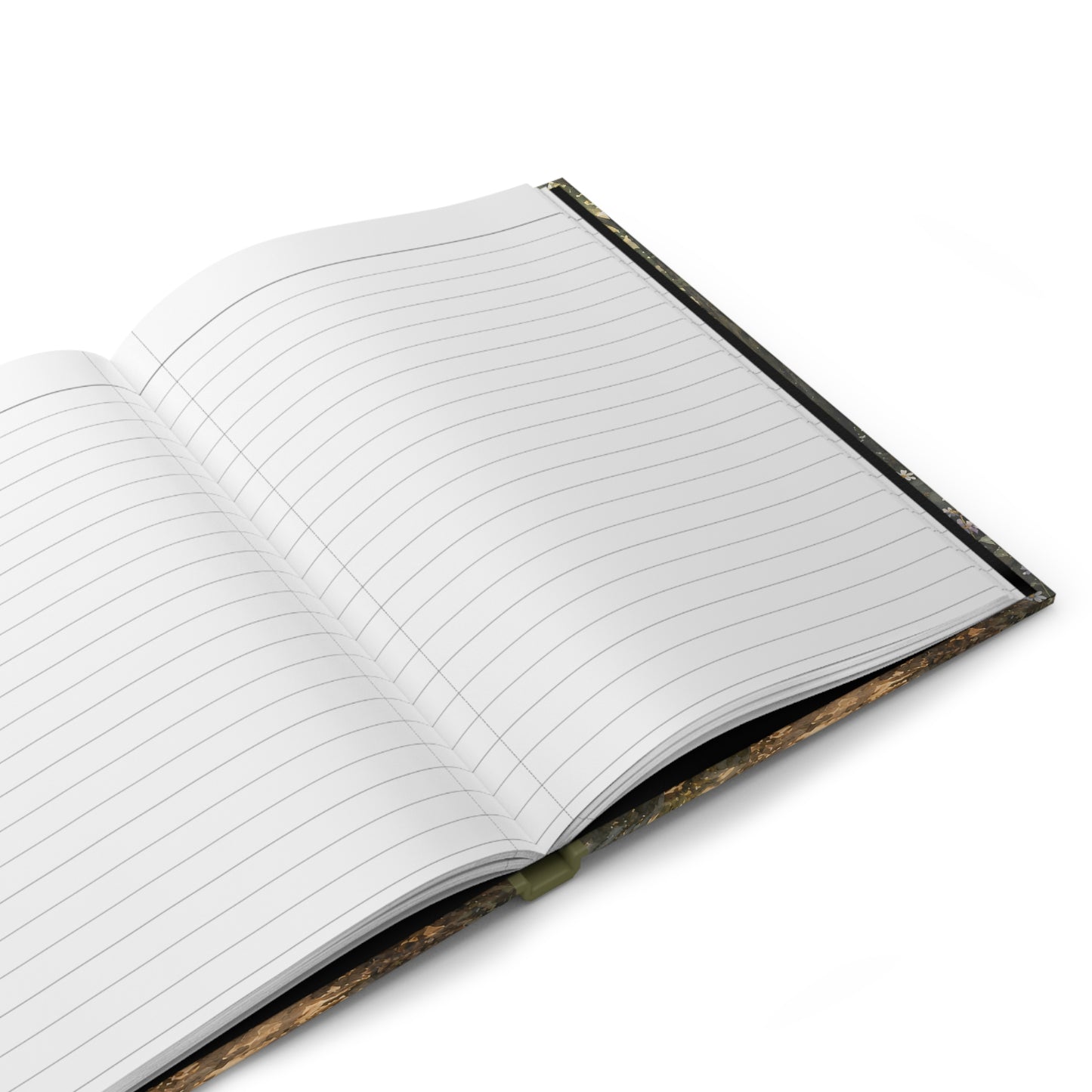 Sunlit Forest Path Hardcover Journal — Peaceful Nature Notebook