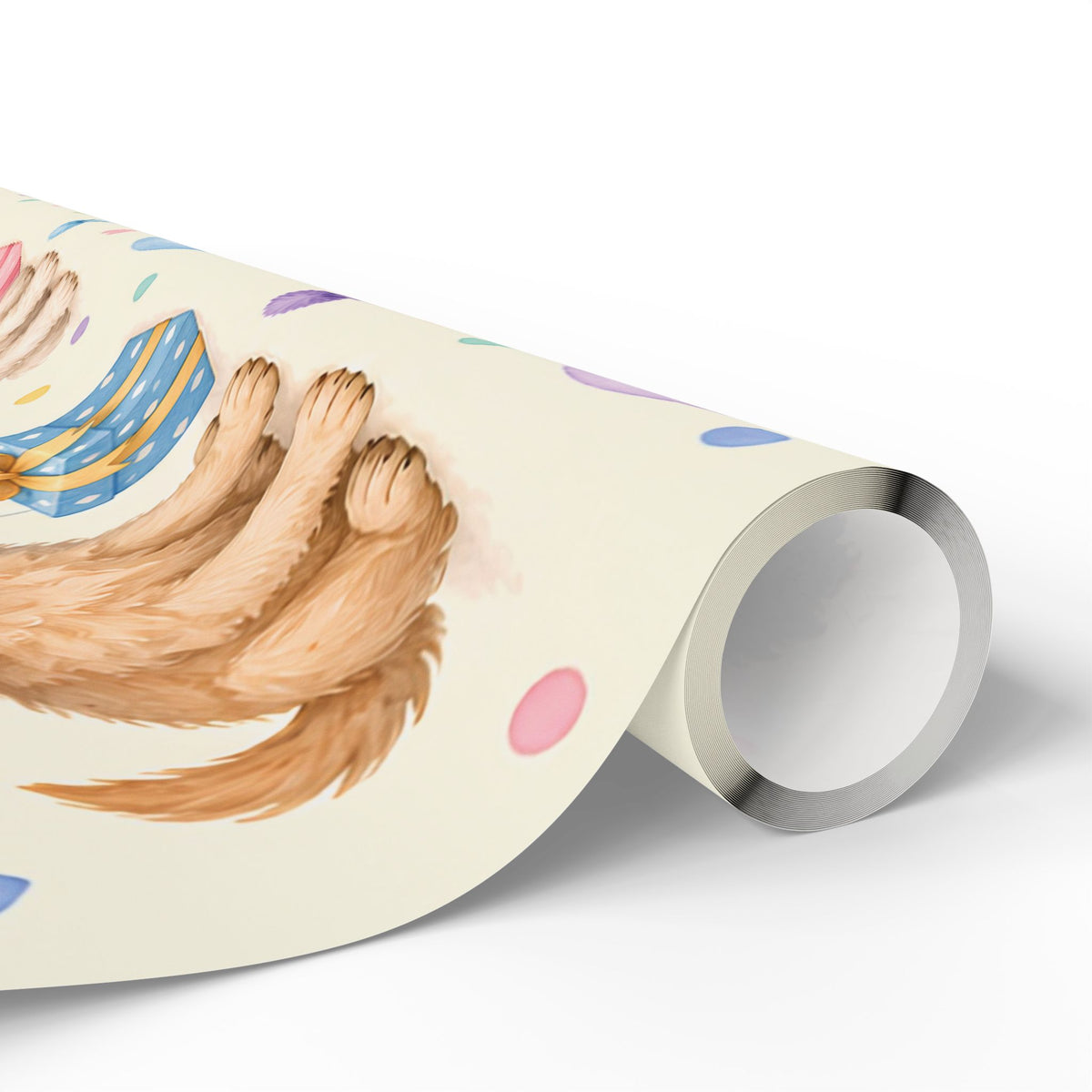 Dog Birthday Wrapping Paper — Cute Puppy Party Gift Wrap