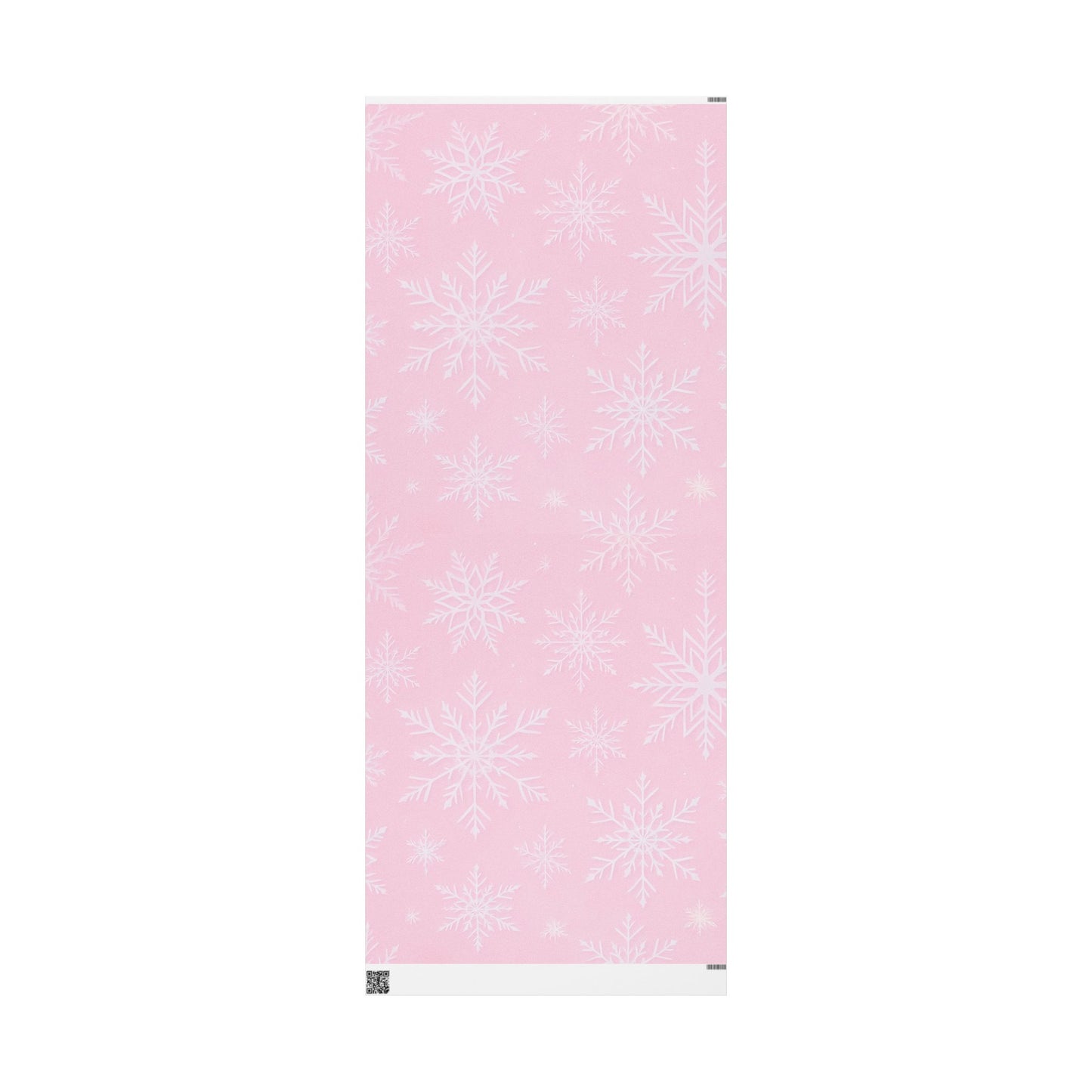 Pink Snowflake Wrapping Paper – Festive & Elegant Holiday Gift Wrap