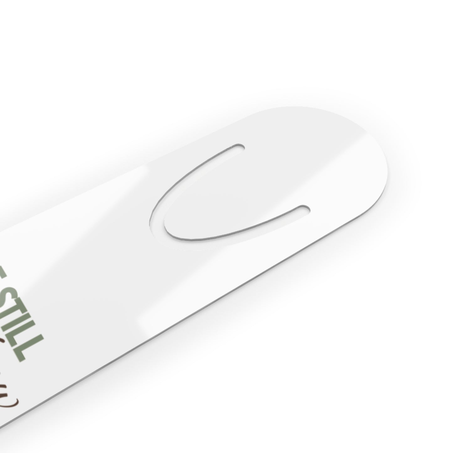 Be Still & Know Metal Bookmark – Inspirational Scripture Reading Gift