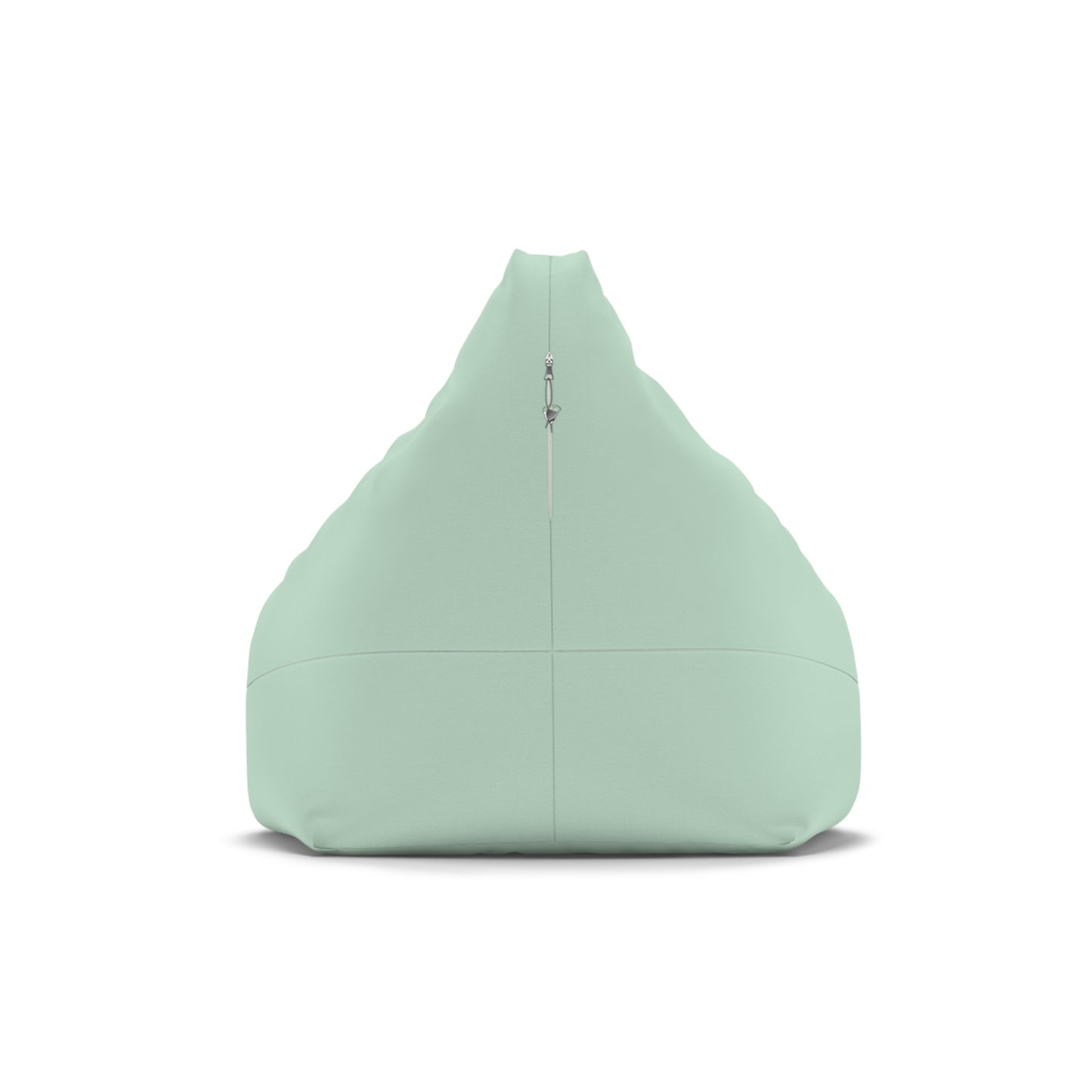 Personalized Mint Bean Bag Cover — Custom Name Accent (e.g., ISABELLA)