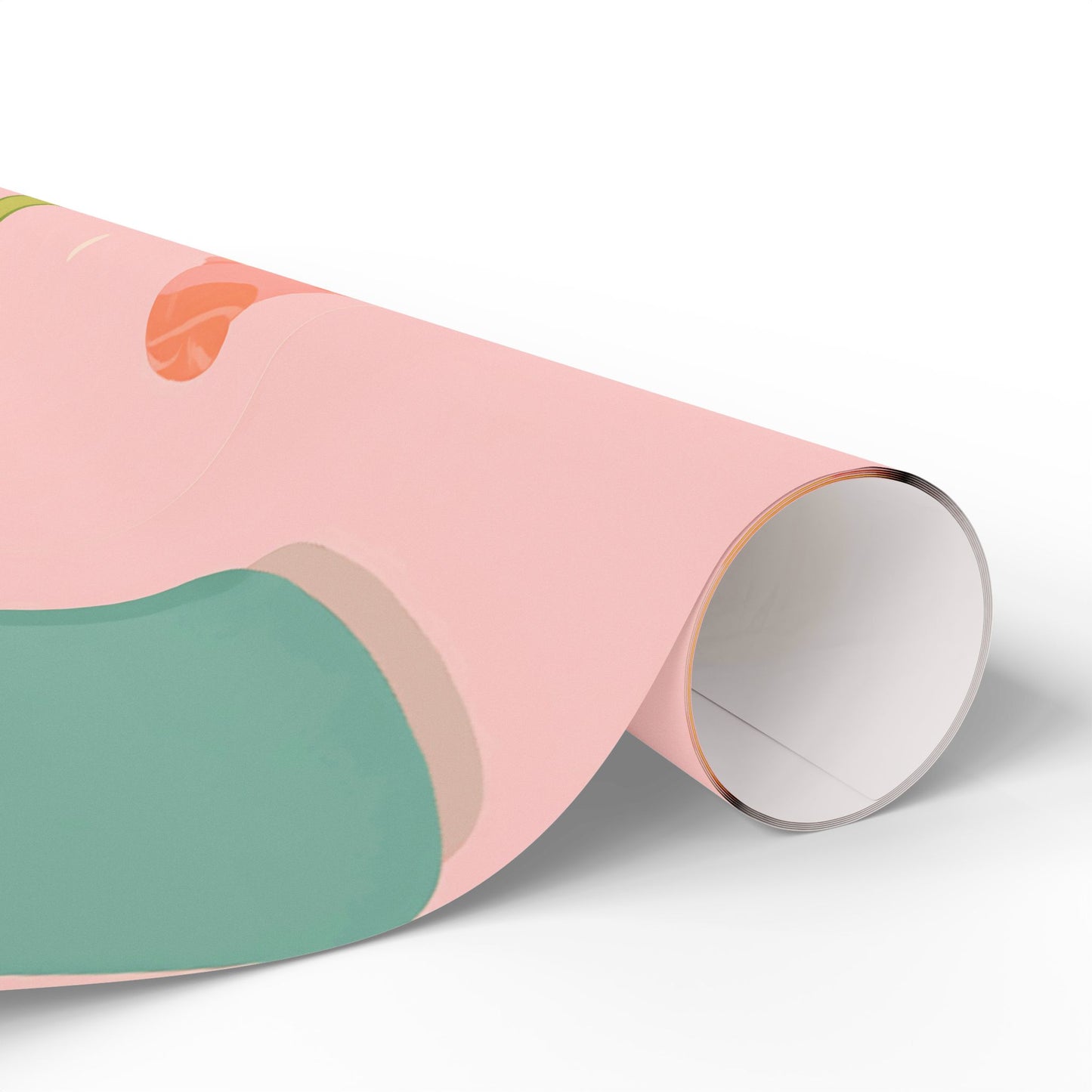 Kawaii Treats Wrapping Paper – Cute Sushi, Cupcakes, Avocados & More on Pink