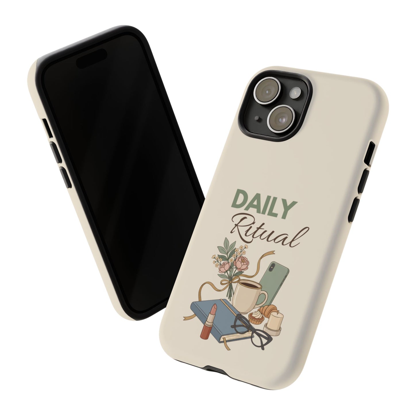 Daily Ritual Phone Case — Cozy Morning Coffee & Self-Care Design