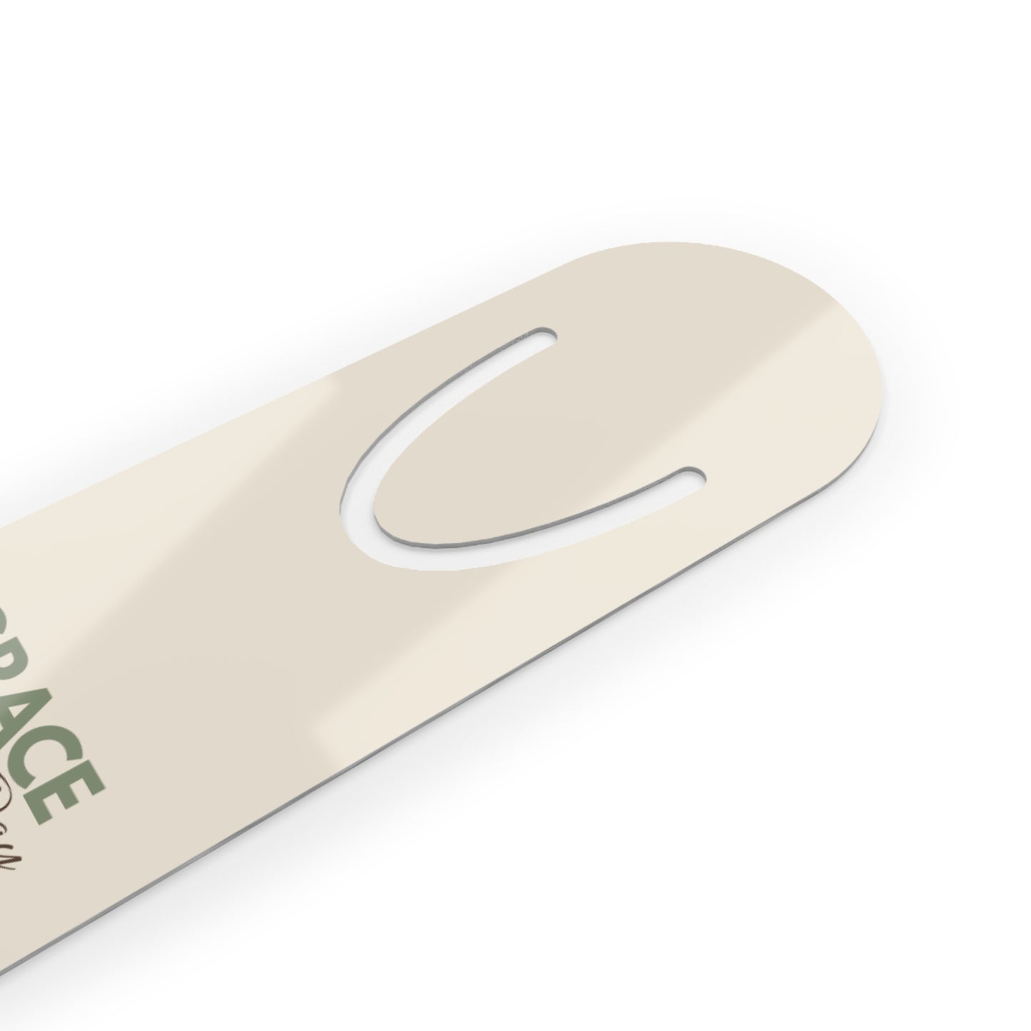 Grace Every Day Bookmark — Inspirational Christian Metal Bookmark with Bible Design