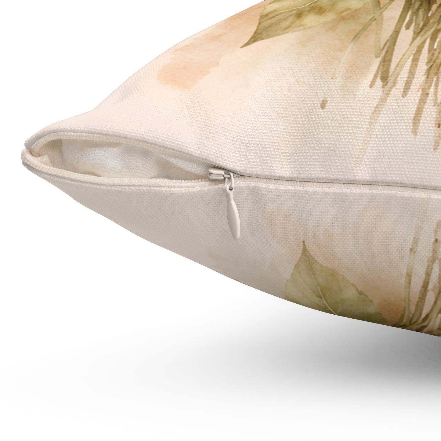 Sunflower Bouquet Square Pillow — Floral Decorative Throw Pillow