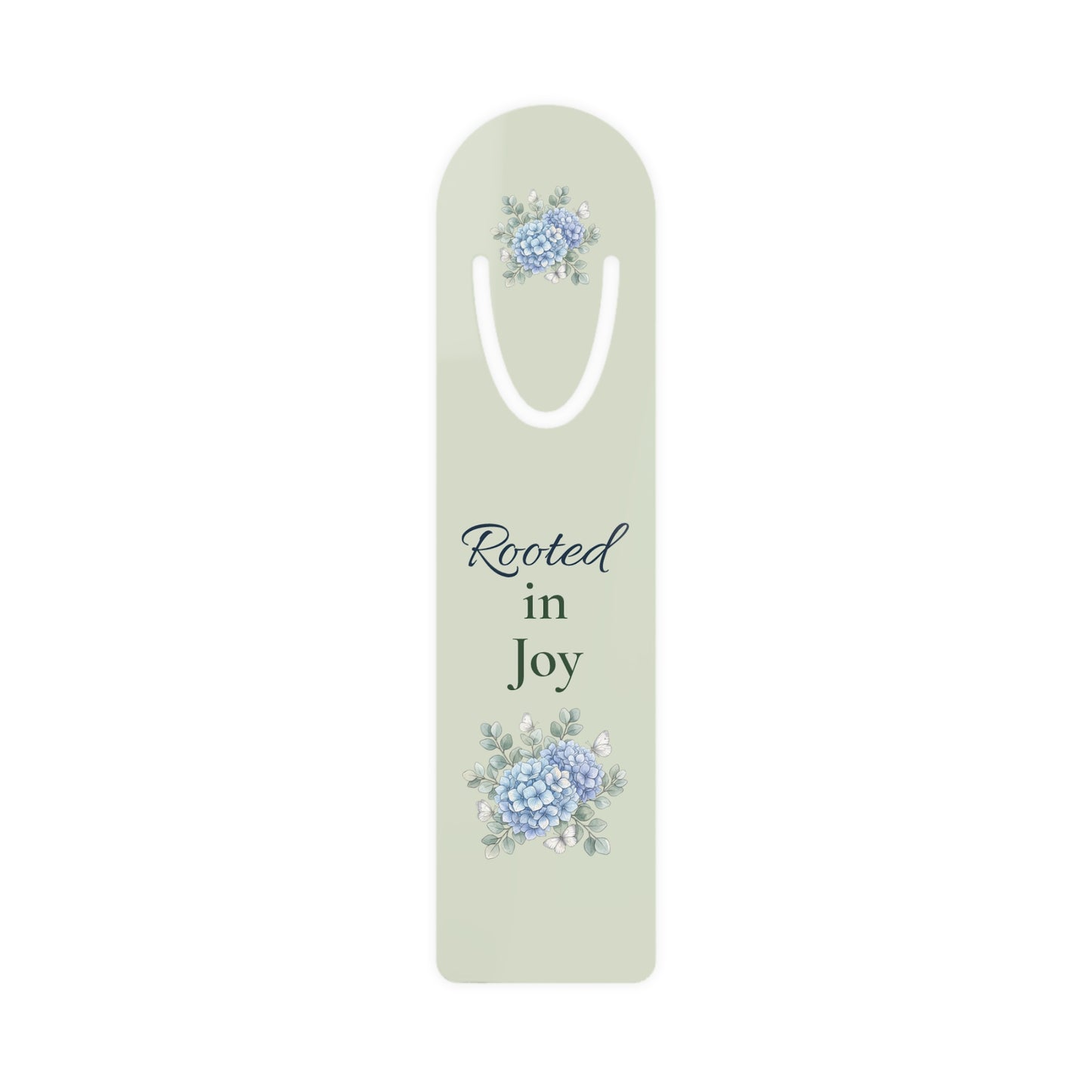 Bookmark - "Rooted in Joy" Floral Metal Bookmark