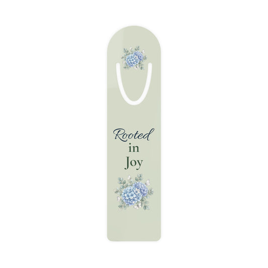 Bookmark - "Rooted in Joy" Floral Metal Bookmark