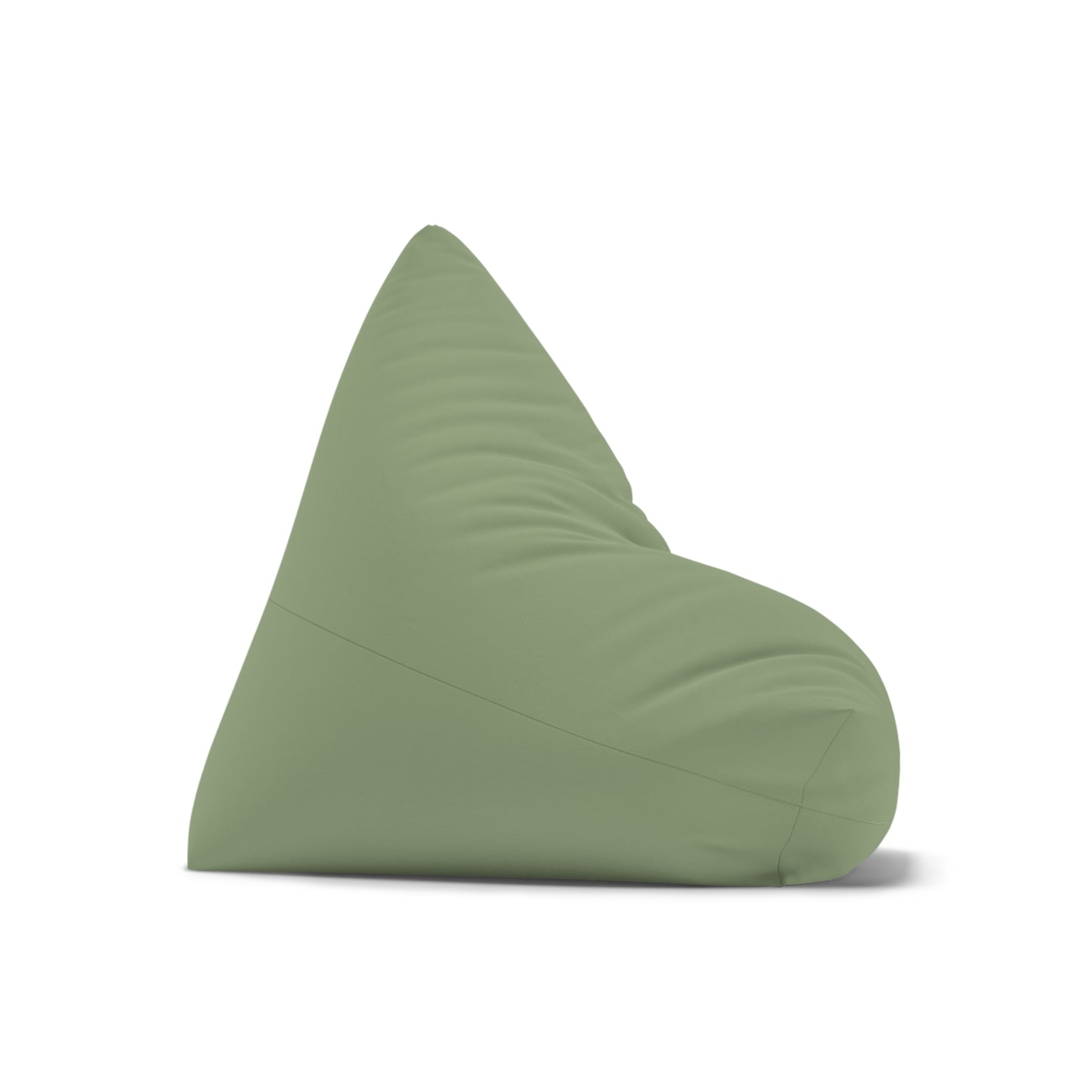Personalized Olive Green Bean Bag Cover – Custom Name Accent