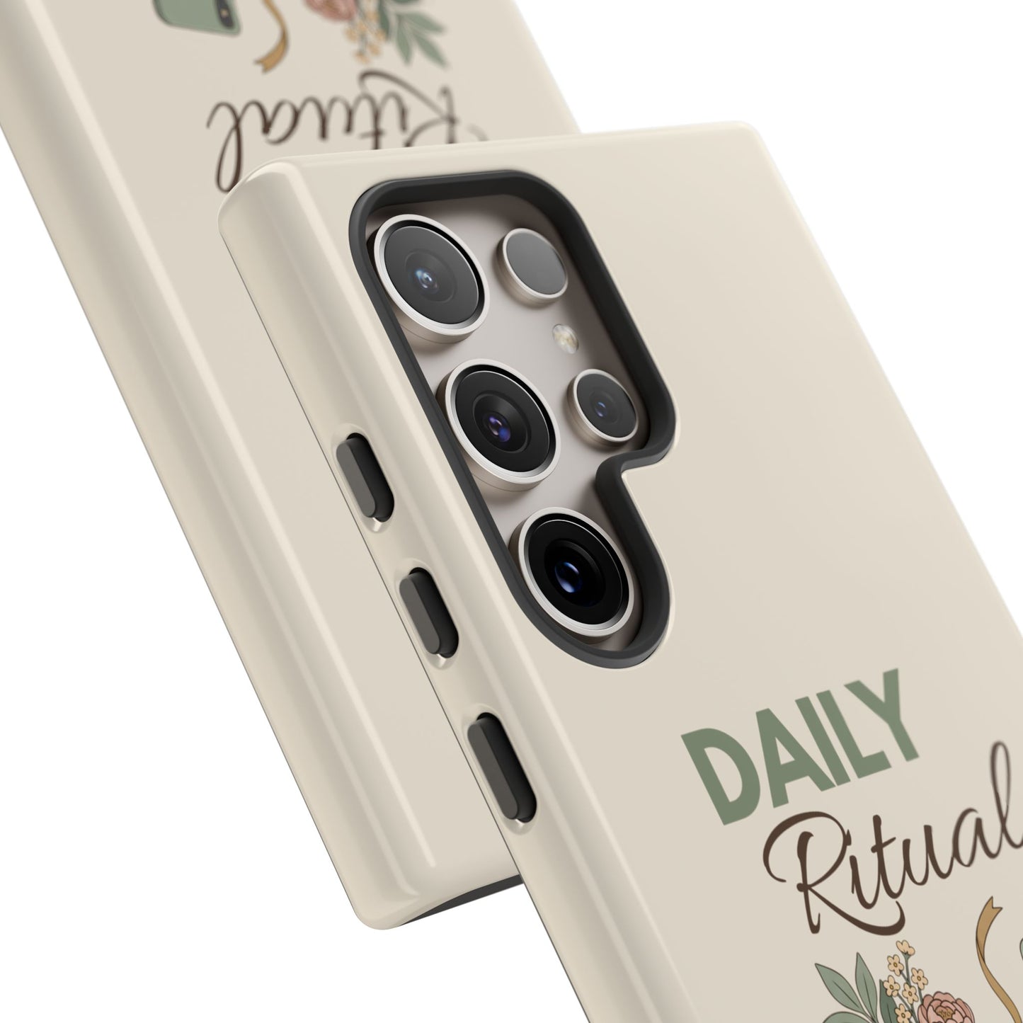Daily Ritual Phone Case — Cozy Morning Coffee & Self-Care Design