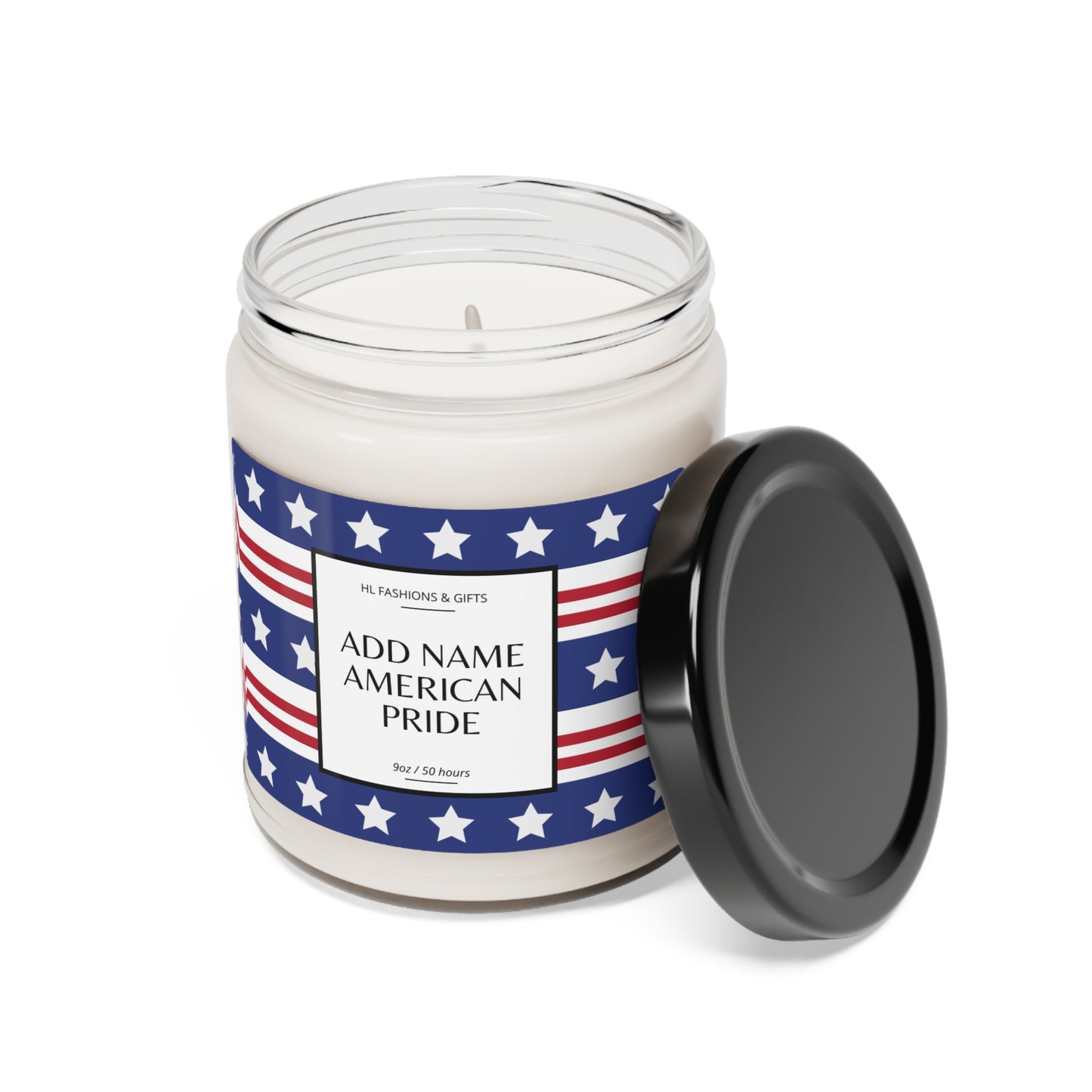 Custom American Pride Soy Candle