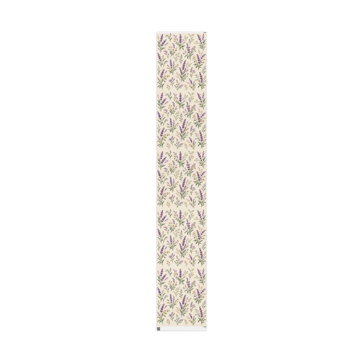 Lavender & Daisy Floral Wrapping Paper Roll — Botanical Gift Wrap for Birthdays, Weddings & Spring Celebrations