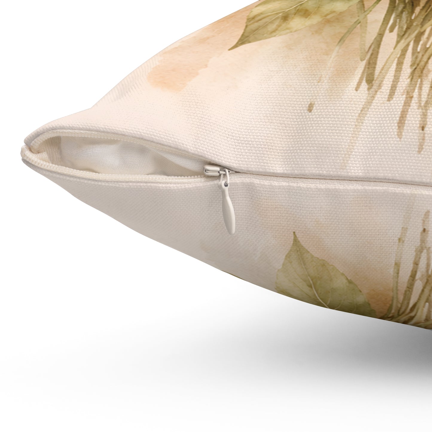 Sunflower Bouquet Square Pillow — Floral Decorative Throw Pillow