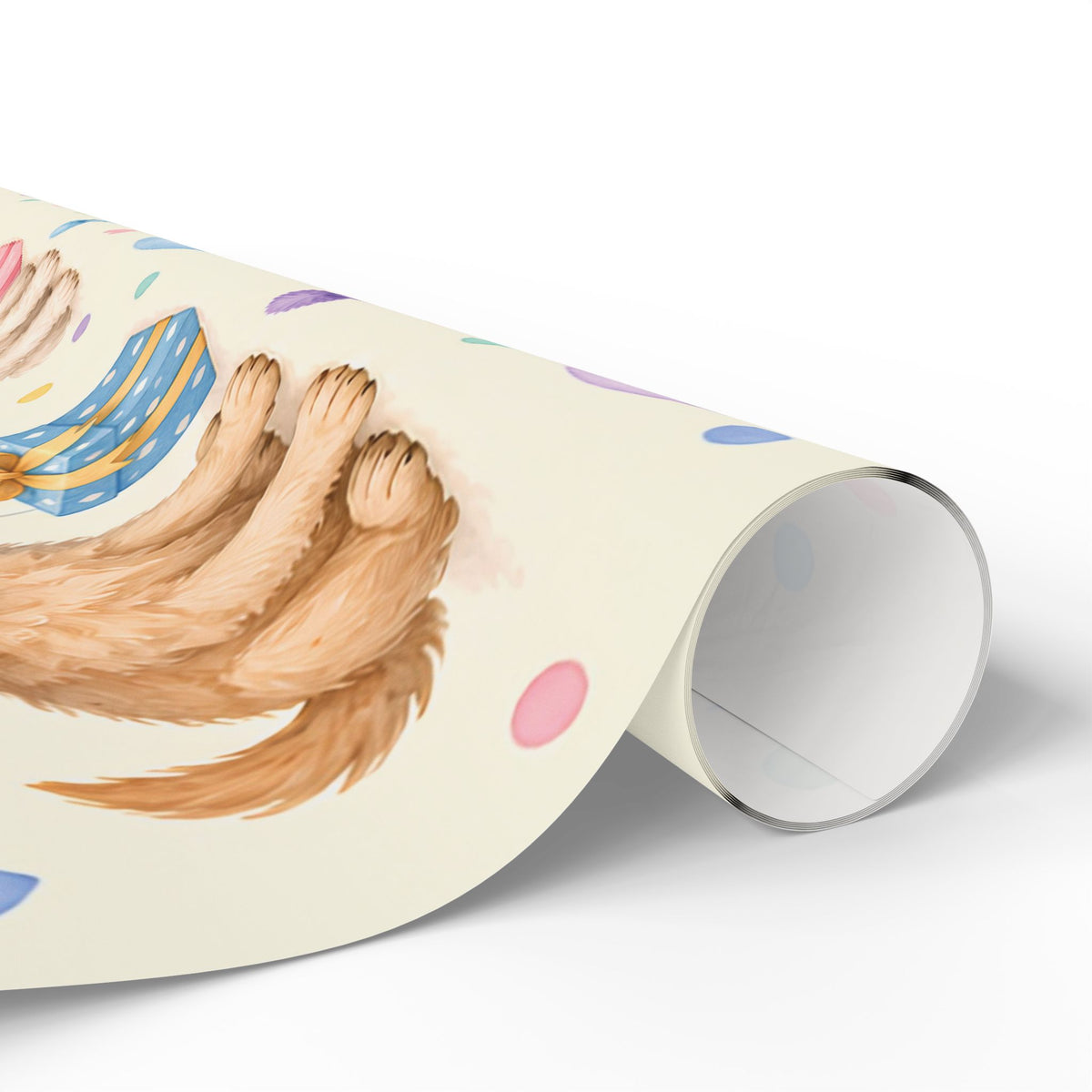 Dog Birthday Wrapping Paper — Cute Puppy Party Gift Wrap
