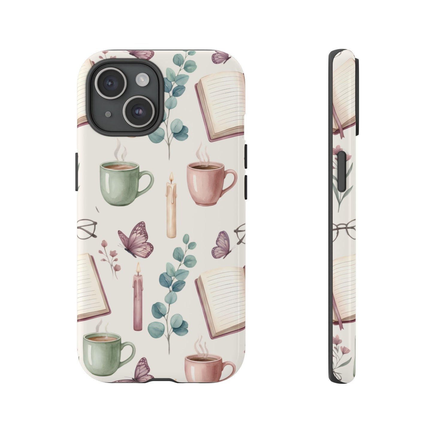 Cozy Coffee & Books Phone Case