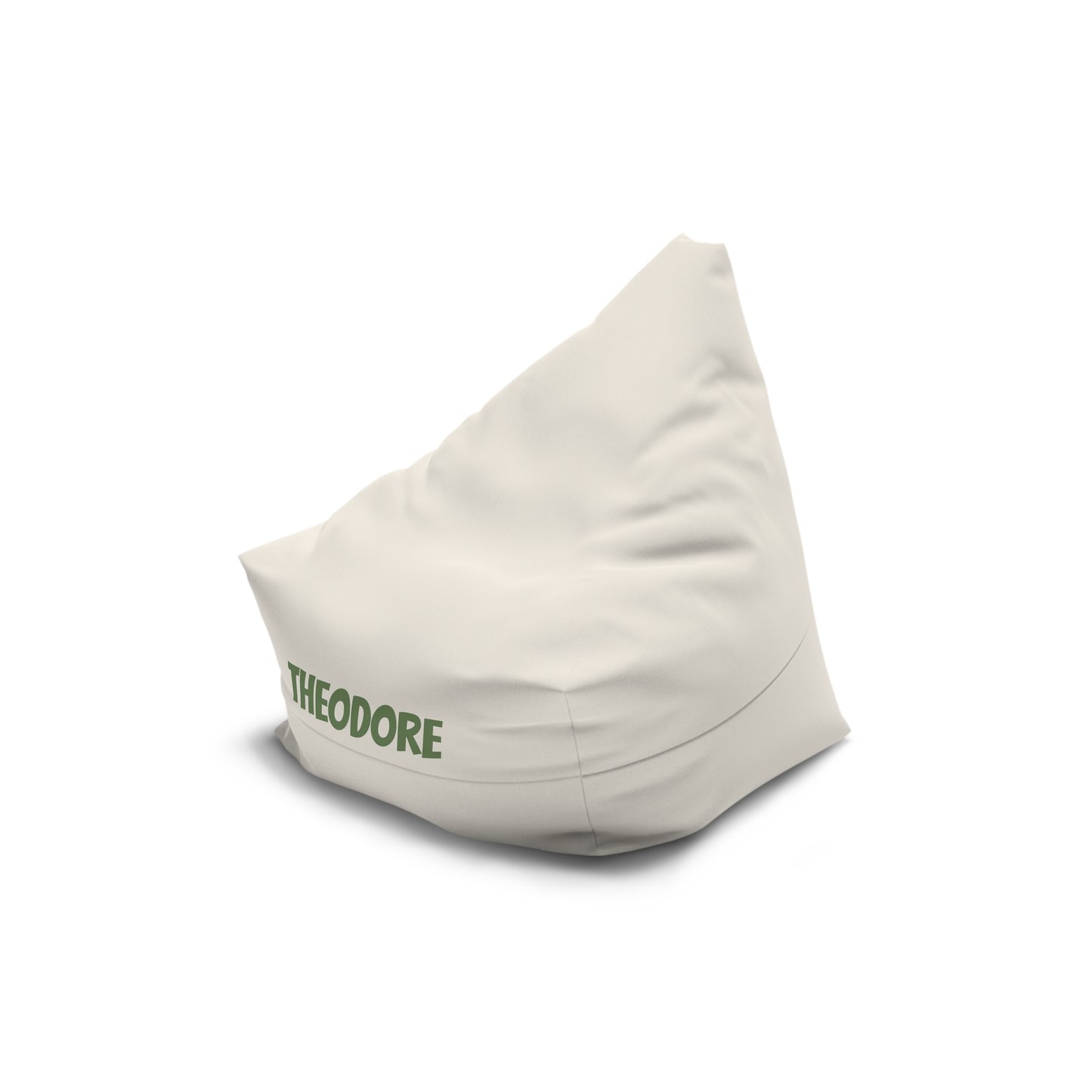 Personalized Bean Bag Cover – Custom Name "THEODORE" Cozy Kids Lounge Chair Cover