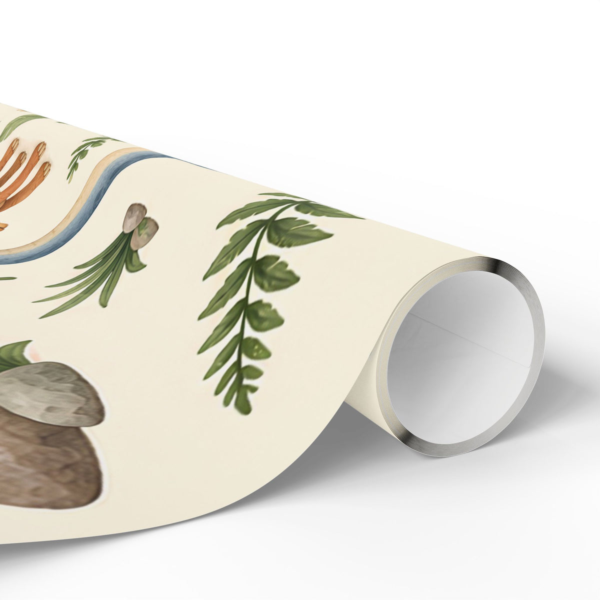 Dinosaur Wrapping Paper Roll — Cute Watercolor Dino Gift Wrap