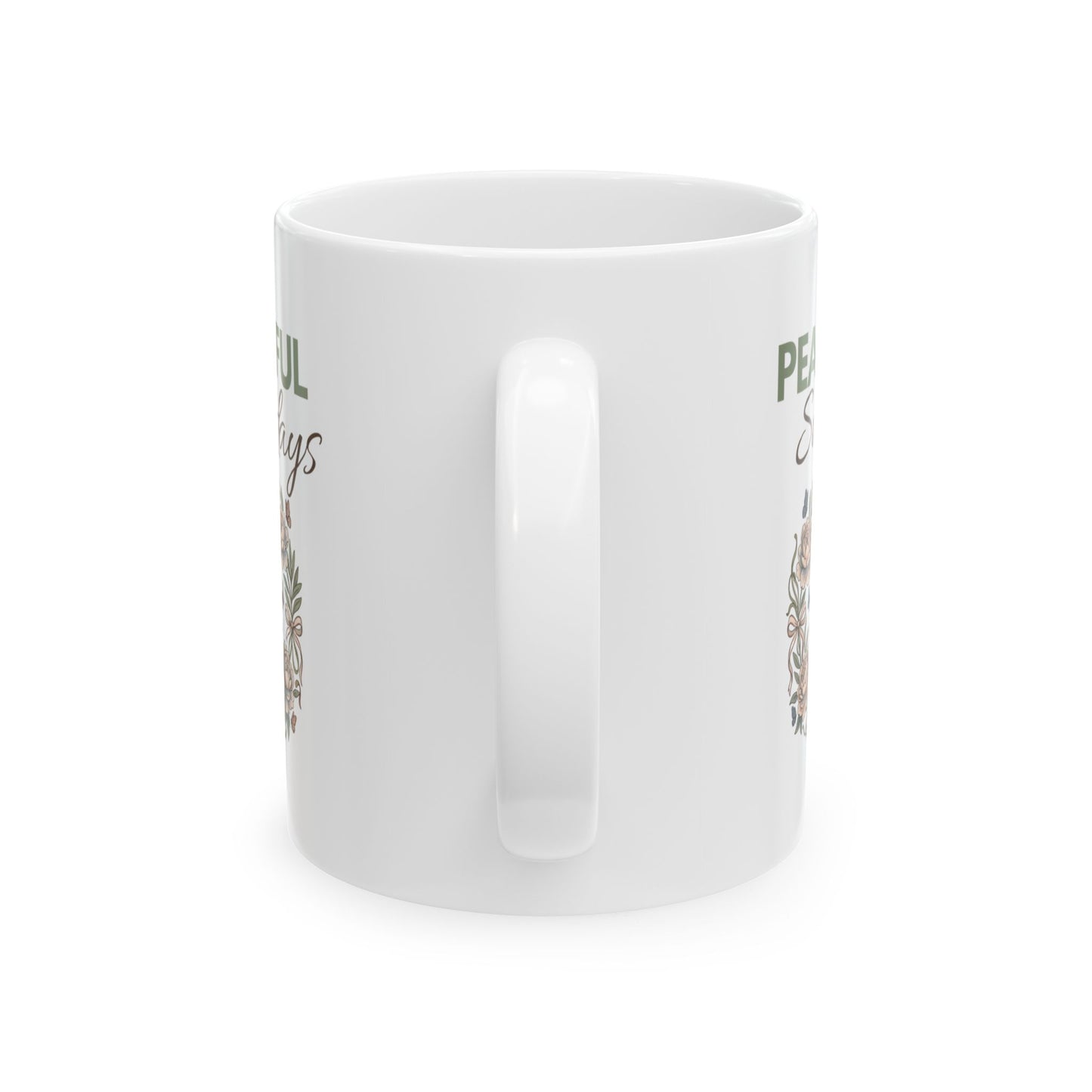 Peaceful Sundays Coffee Mug — Cute Relaxing Animal Ceramic Mug (11oz/15oz)