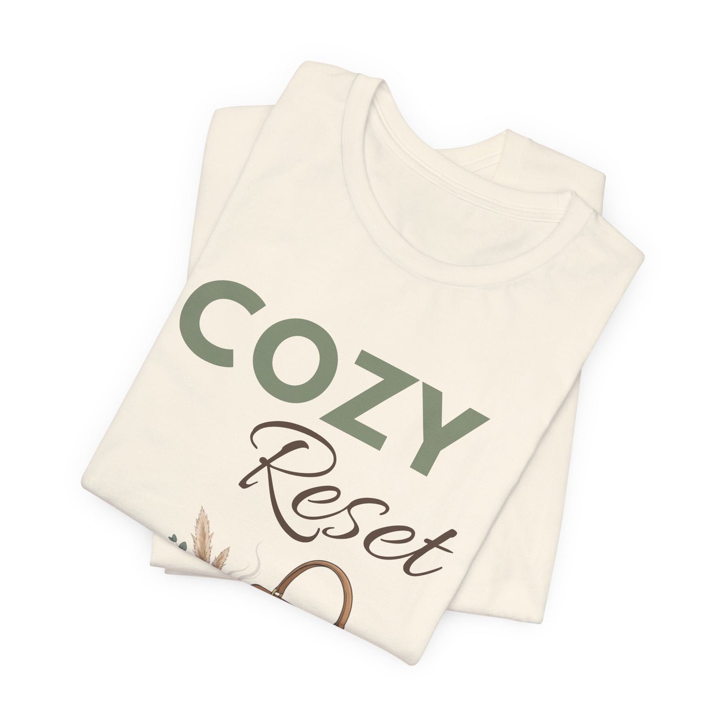Cozy Reset T-Shirt – Cozy Coffee, Books & Hygge Relaxation Tee