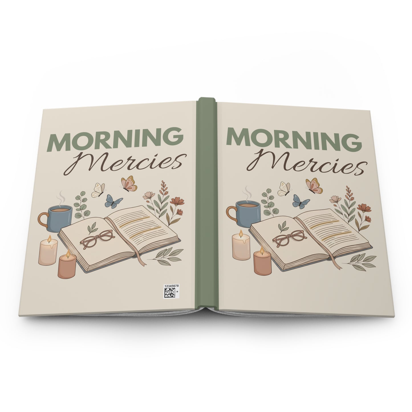 Morning Mercies Hardcover Journal — Guided Gratitude & Devotional Notebook