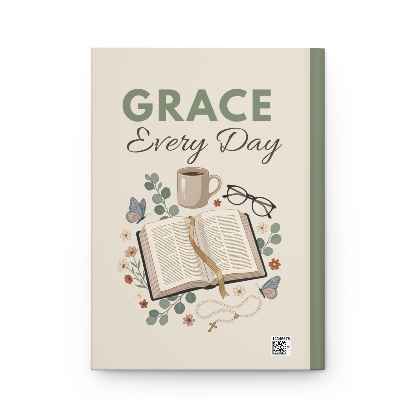 Grace Every Day Hardcover Journal — Faith Devotional Notebook for Prayer & Bible Study