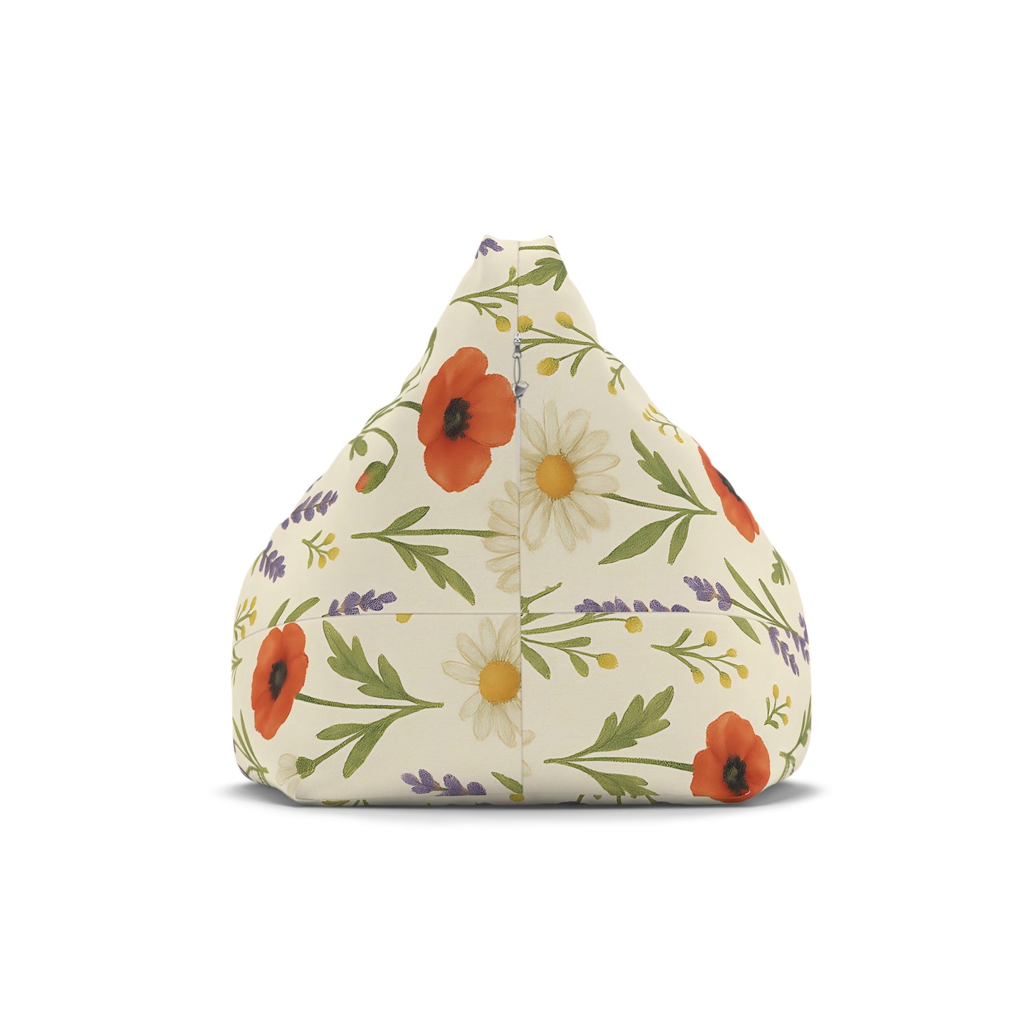 Floral Meadow Bean Bag Chair – Cottagecore Lounge Seating for Kids, Teens, and Cozy Corners