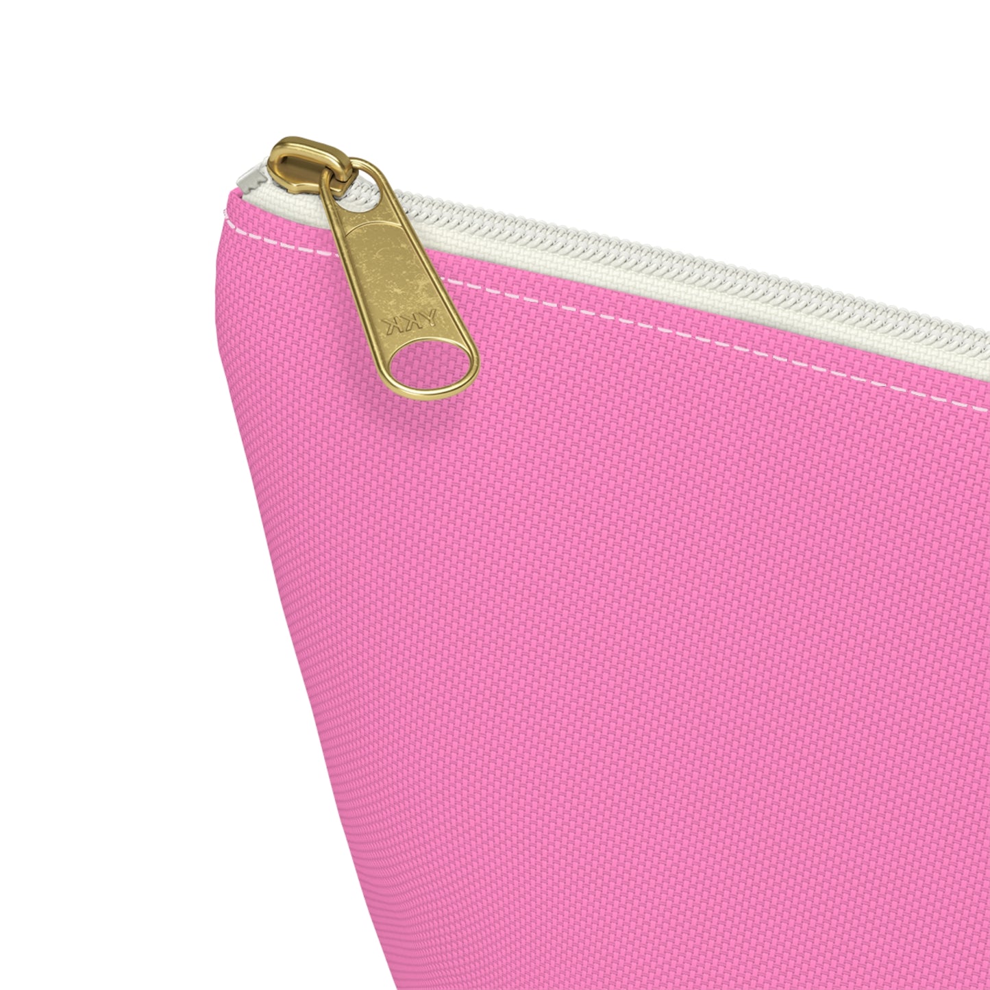 Rose Pink Accessory Pouch w/T-bottom
