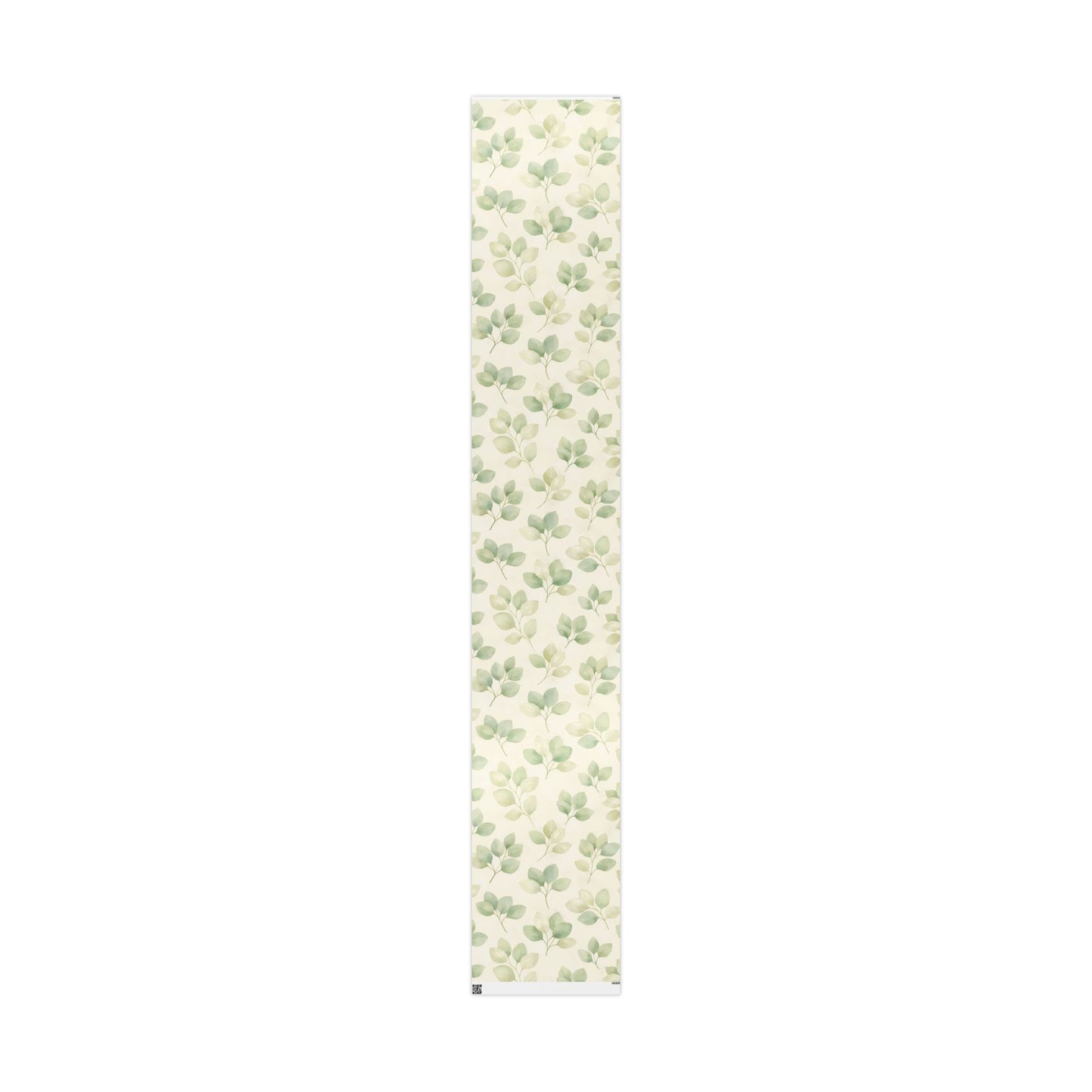 Eucalyptus Watercolor Wrapping Paper Roll — Botanical Gift Wrap for Weddings, Birthdays & Eco-Friendly Presents