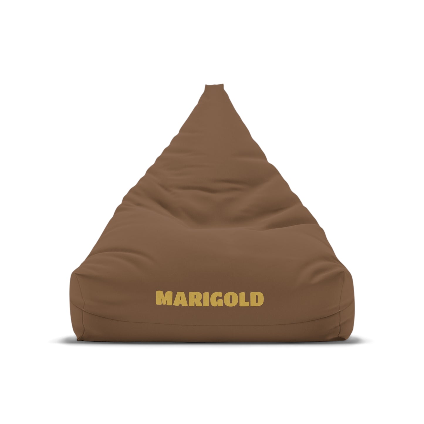 Marigold Brown Bean Bag Cover – Cozy Accent Chair Slipcover
