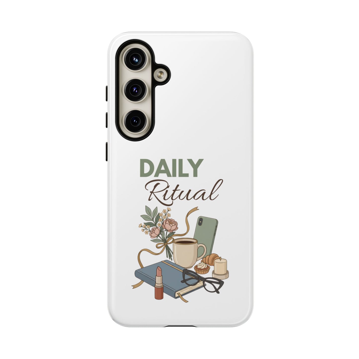 Daily Ritual Phone Case — Cozy Morning Coffee & Journal Design