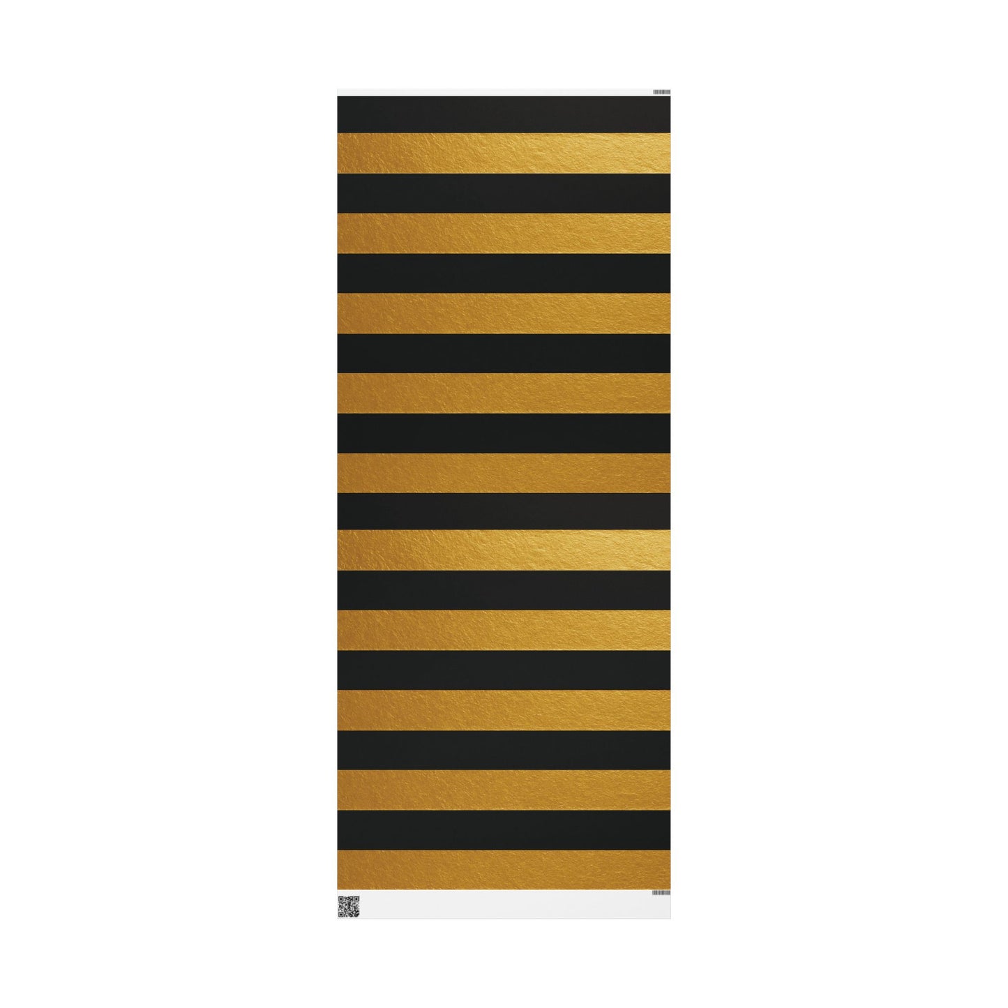 Chic Black & Gold Striped Wrapping Paper – Bold Luxury Gift Wrap