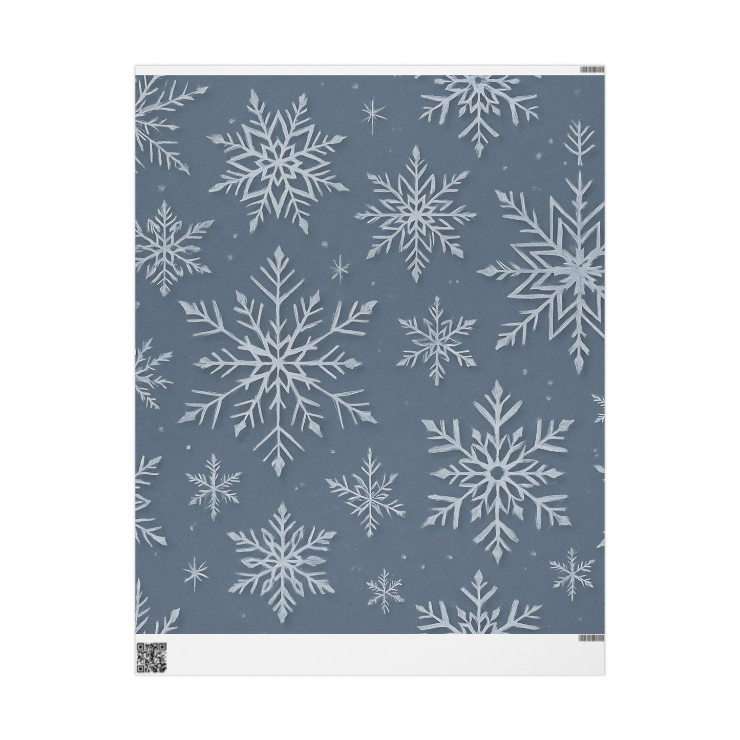 Elegant Snowflake Wrapping Paper – Winter Holiday Gift Wrap