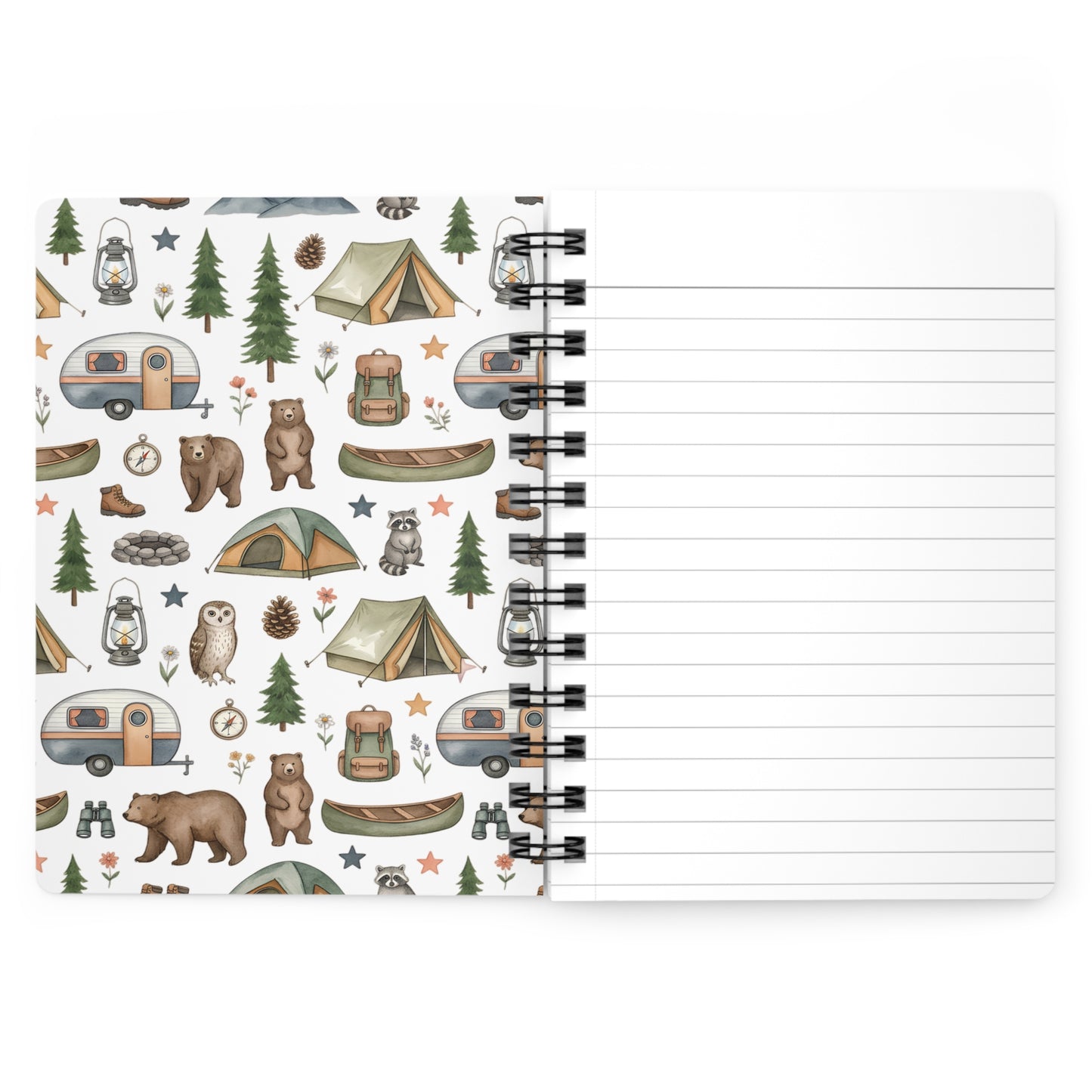 Camping Journal — Personalized "Benjamin's Chronicles" Spiral Notebook | Adventure Log for Kids & Outdoor Lovers